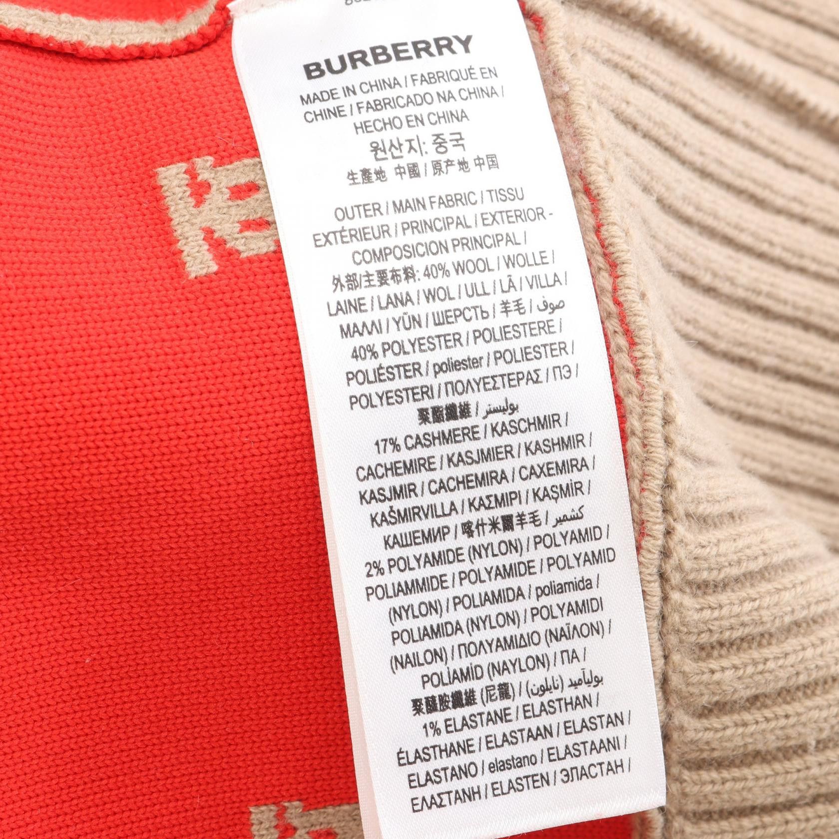 Burberry Burberry Burberry TB Logo Wool Cashmere Blend Cardigan Textile Tops 8021032 DUTY FREE for USA Size ONE SIZE - 4 Thumbnail