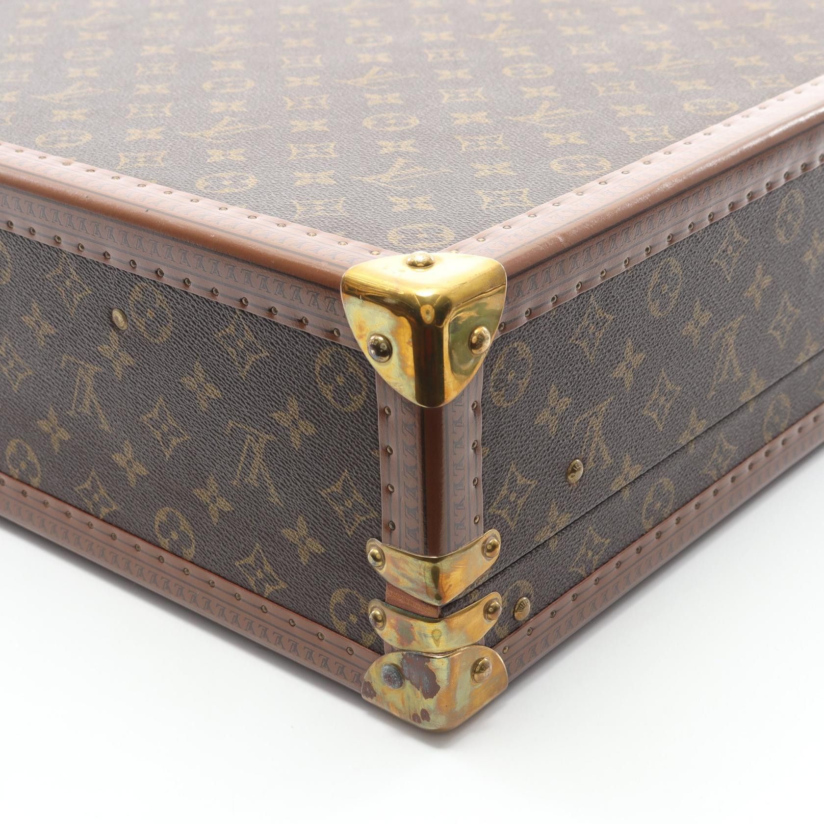 Louis Vuitton Louis Vuitton Louis Vuitton Bisten 55 Monogram Suitcase Textile Travel Bag M21327 DUTY FREE for USA Size ONE SIZE - 8 Thumbnail