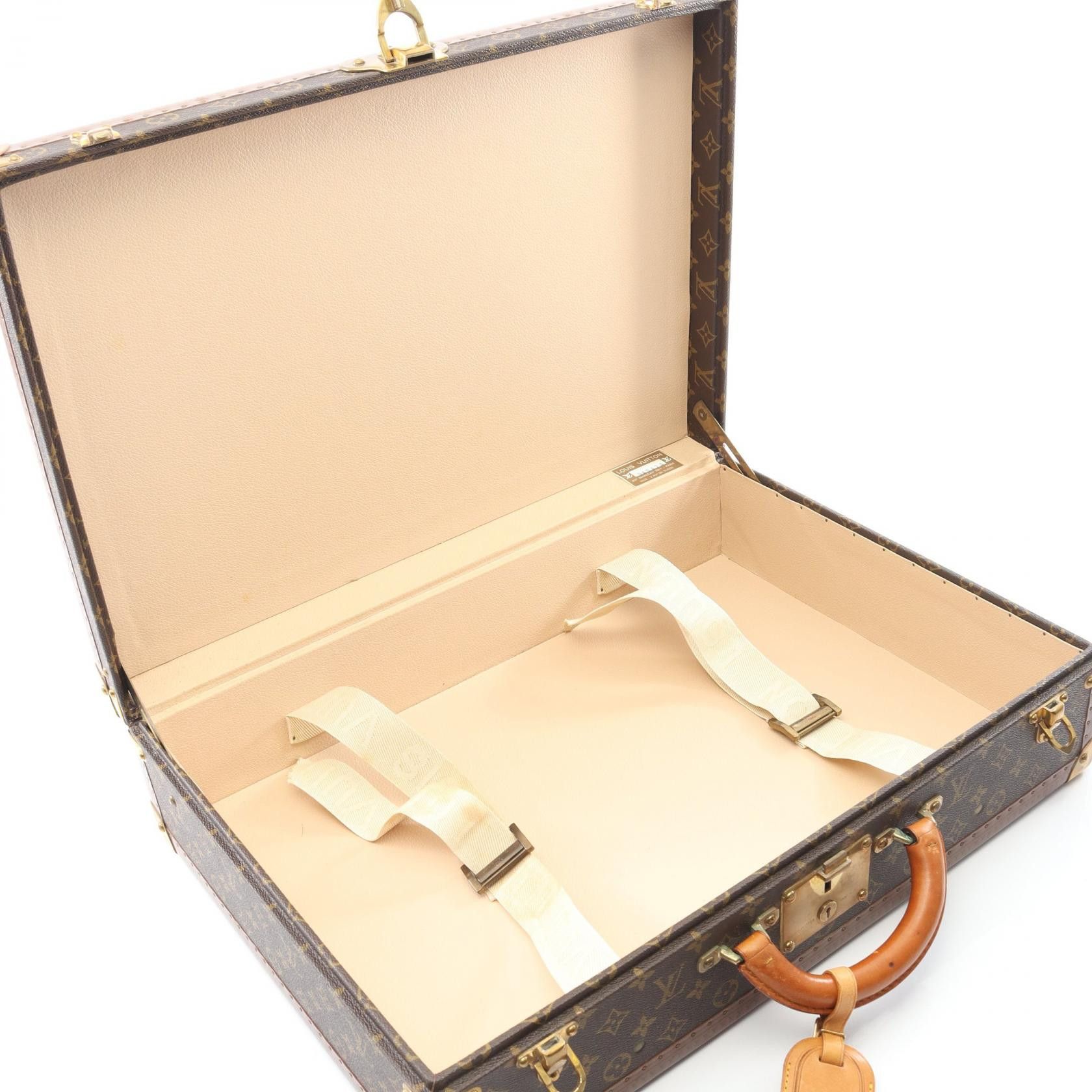 Louis Vuitton Louis Vuitton Louis Vuitton Bisten 55 Monogram Suitcase Textile Travel Bag M21327 DUTY FREE for USA Size ONE SIZE - 3 Thumbnail
