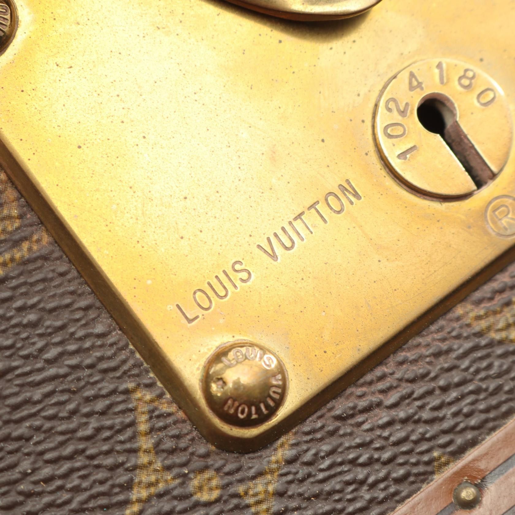 Louis Vuitton Louis Vuitton Louis Vuitton Bisten 55 Monogram Suitcase Textile Travel Bag M21327 DUTY FREE for USA Size ONE SIZE - 4 Thumbnail