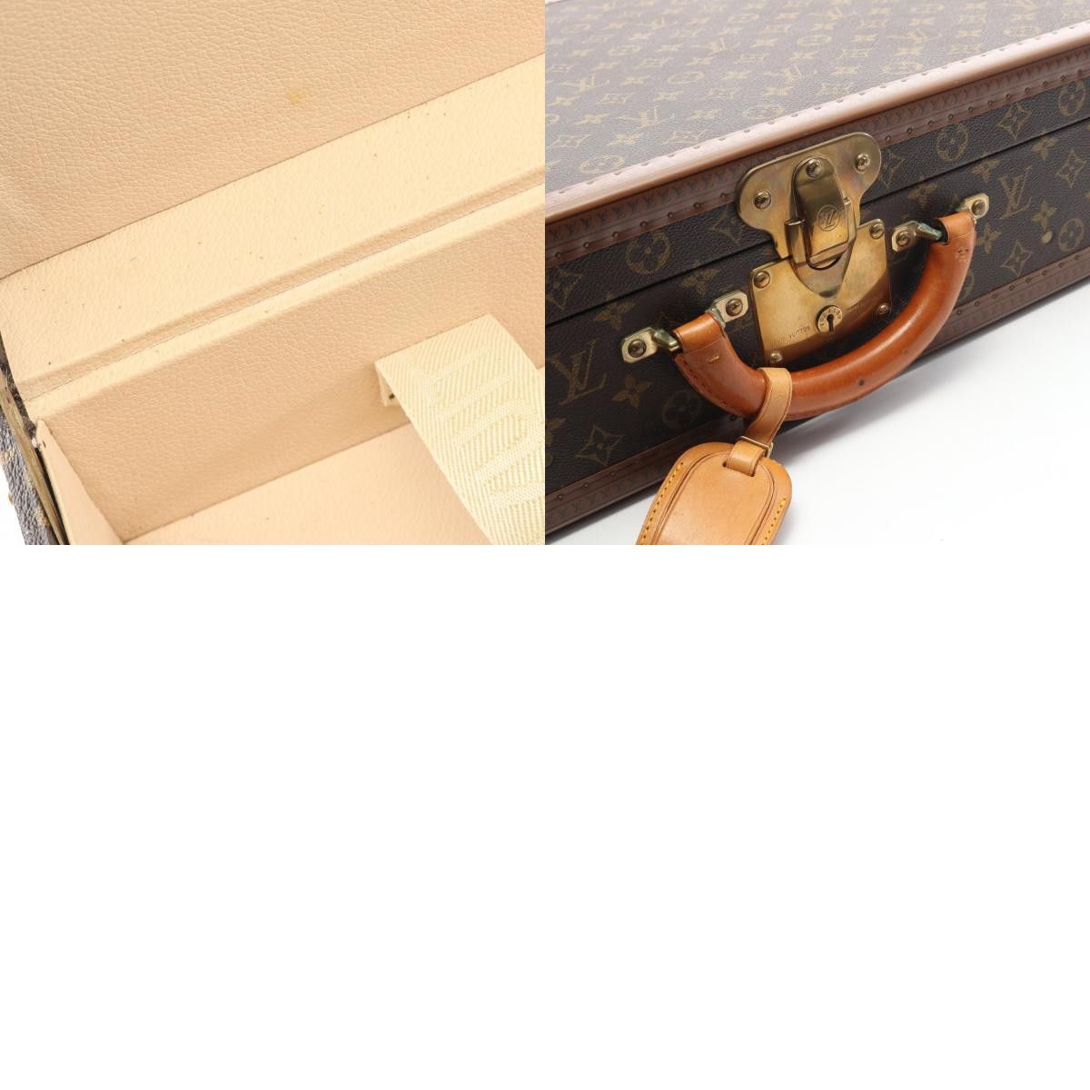 Louis Vuitton Louis Vuitton Louis Vuitton Bisten 55 Monogram Suitcase Textile Travel Bag M21327 DUTY FREE for USA Size ONE SIZE - 10 Thumbnail