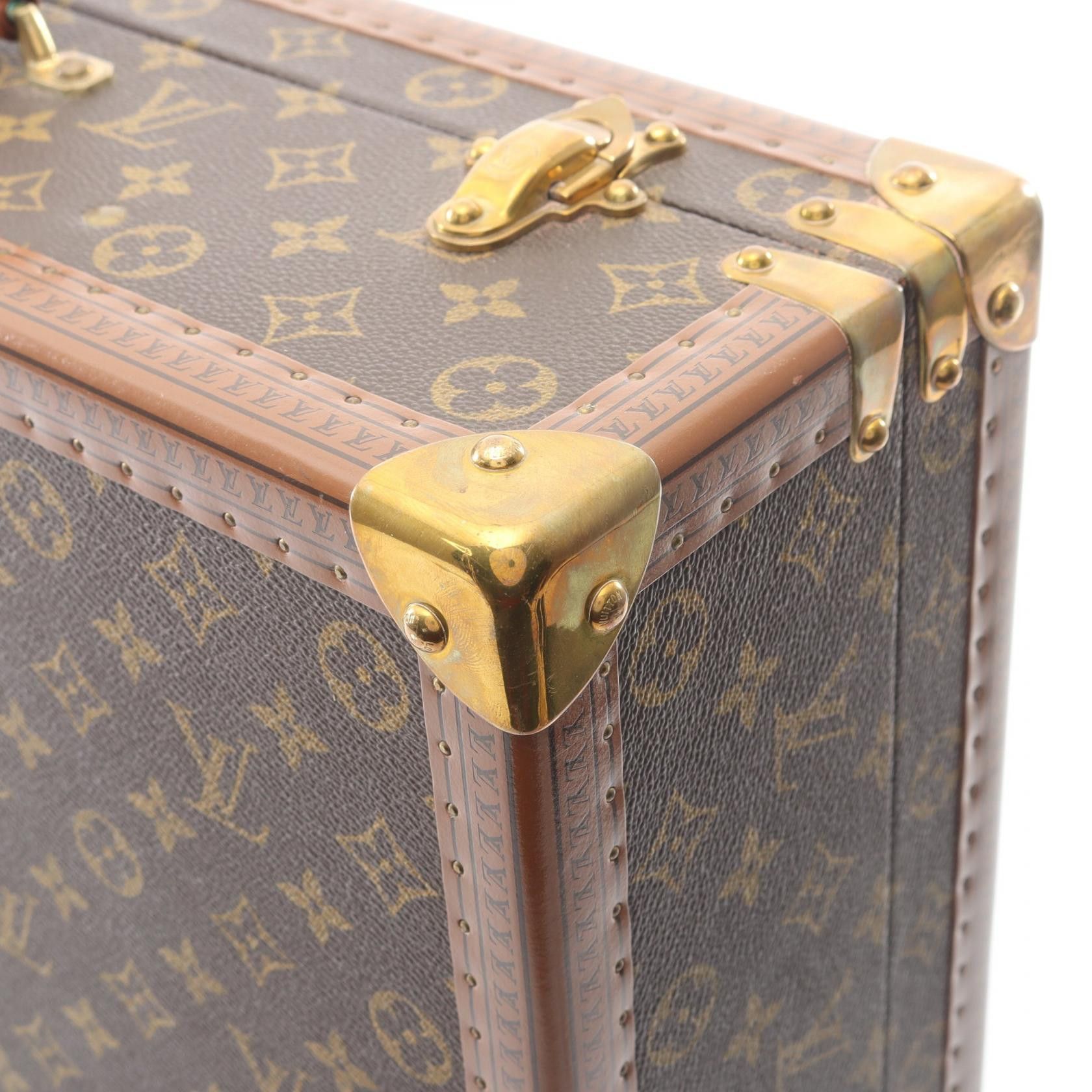 Louis Vuitton Louis Vuitton Louis Vuitton Bisten 55 Monogram Suitcase Textile Travel Bag M21327 DUTY FREE for USA Size ONE SIZE - 6 Thumbnail