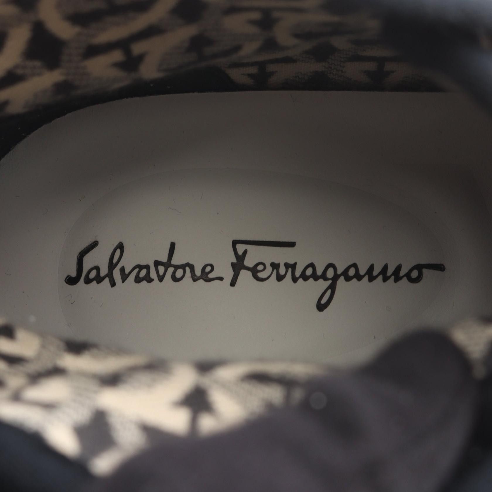Salvatore Ferragamo Salvatore Ferragamo Salvatore Ferragamo Gancini Canvas Sneakers Textile Shoes DUTY FREE for USA Size ONE SIZE - 5 Thumbnail