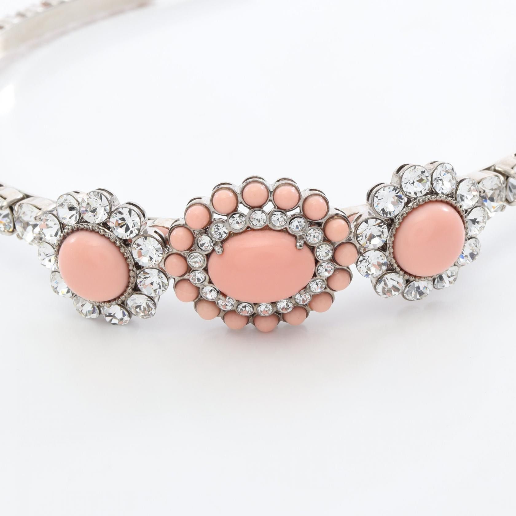 Miu Miu Miu Miu Miu Miu Crystal Stainless Steel Headband Metal Other DUTY FREE for USA Size ONE SIZE - 3 Thumbnail