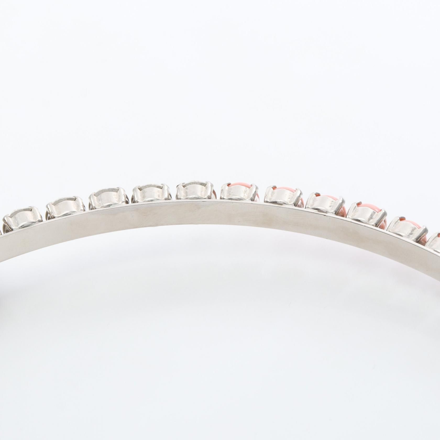 Miu Miu Miu Miu Miu Miu Crystal Stainless Steel Headband Metal Other DUTY FREE for USA Size ONE SIZE - 5 Thumbnail