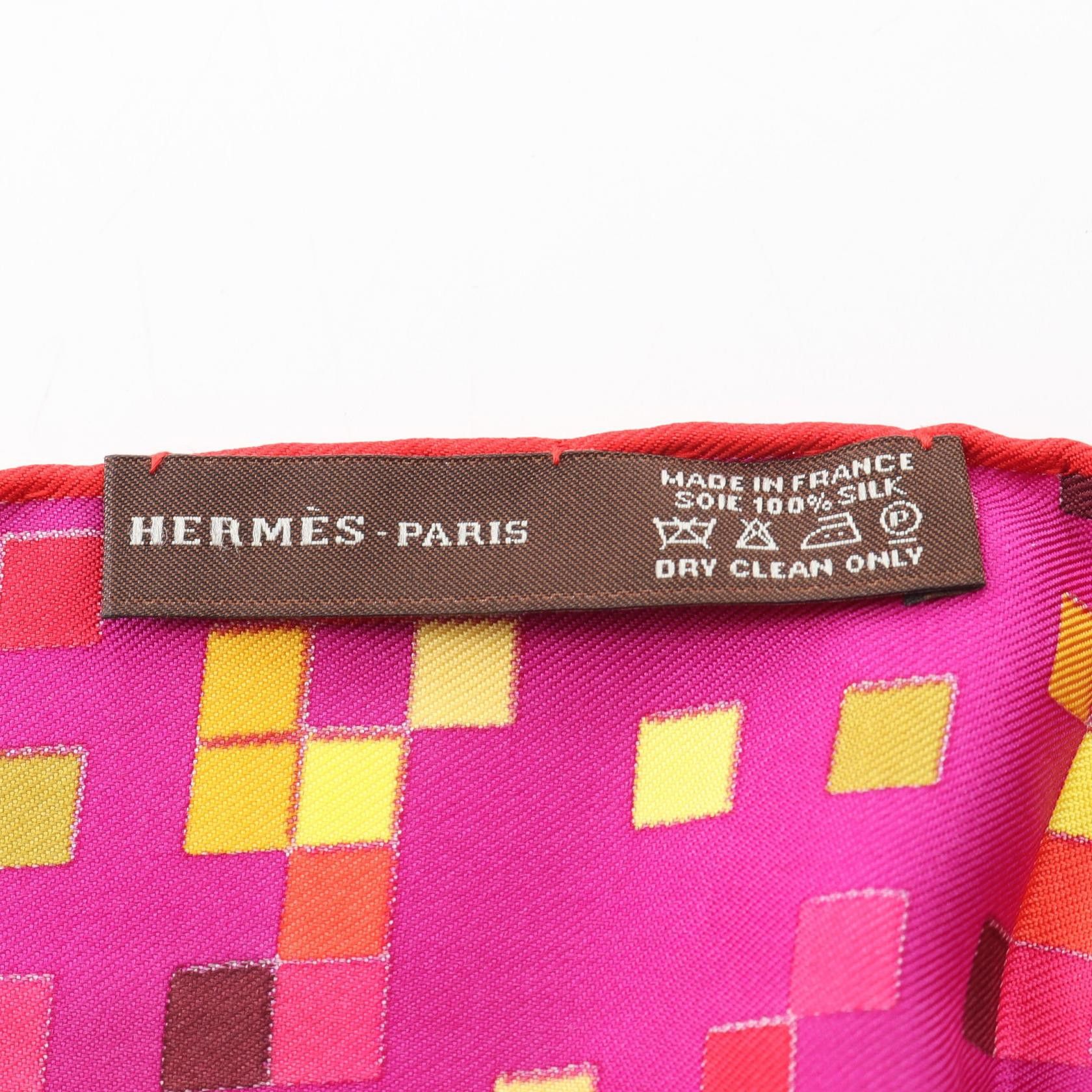 Hermes Hermes Hermes MOSAIQUE AU 24 Silk Scarf Textile Scarf DUTY FREE for USA Size ONE SIZE - 3 Thumbnail