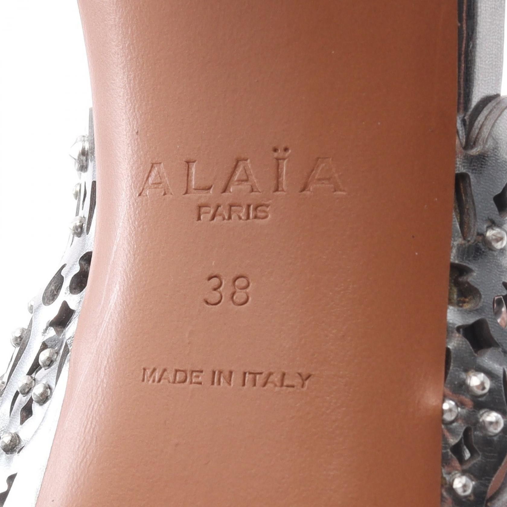 Other Other Alaia Punching Studs Leather Sandals Leather Shoes DUTY FREE for USA Size ONE SIZE - 6 Thumbnail