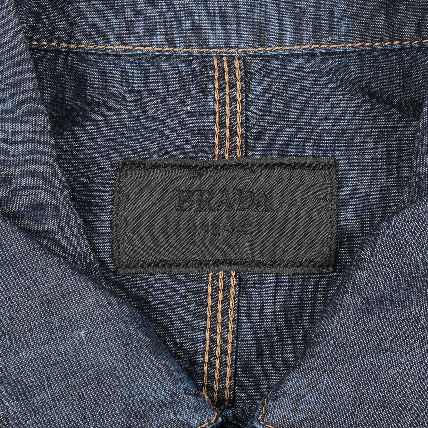 Prada Prada Prada Cotton Jacket Textile Outerwear GEB254 DUTY FREE for USA Size ONE SIZE - 3 Thumbnail
