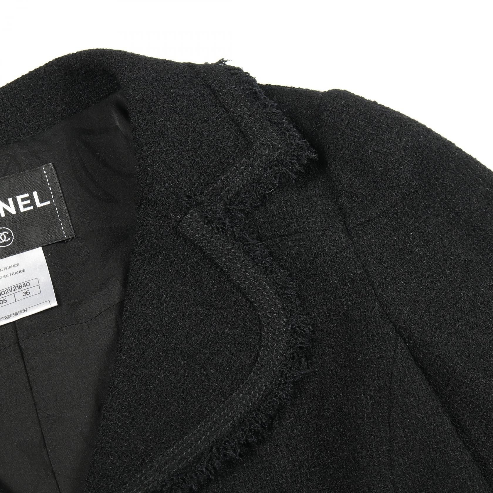 Chanel Chanel Chanel Coco Mark Wool Nylon Outerwear Textile Outerwear DUTY FREE for USA Size ONE SIZE - 8 Thumbnail