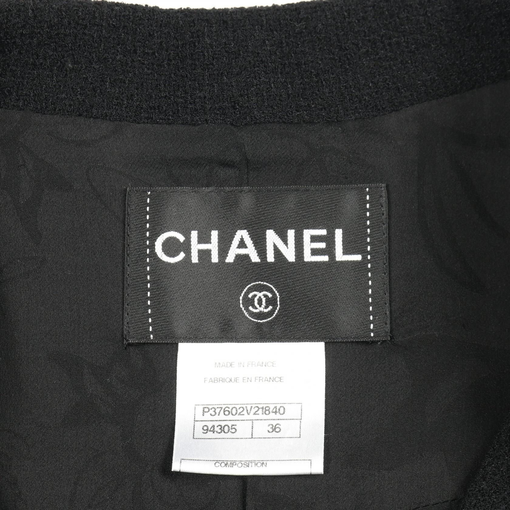 Chanel Chanel Chanel Coco Mark Wool Nylon Outerwear Textile Outerwear DUTY FREE for USA Size ONE SIZE - 3 Thumbnail