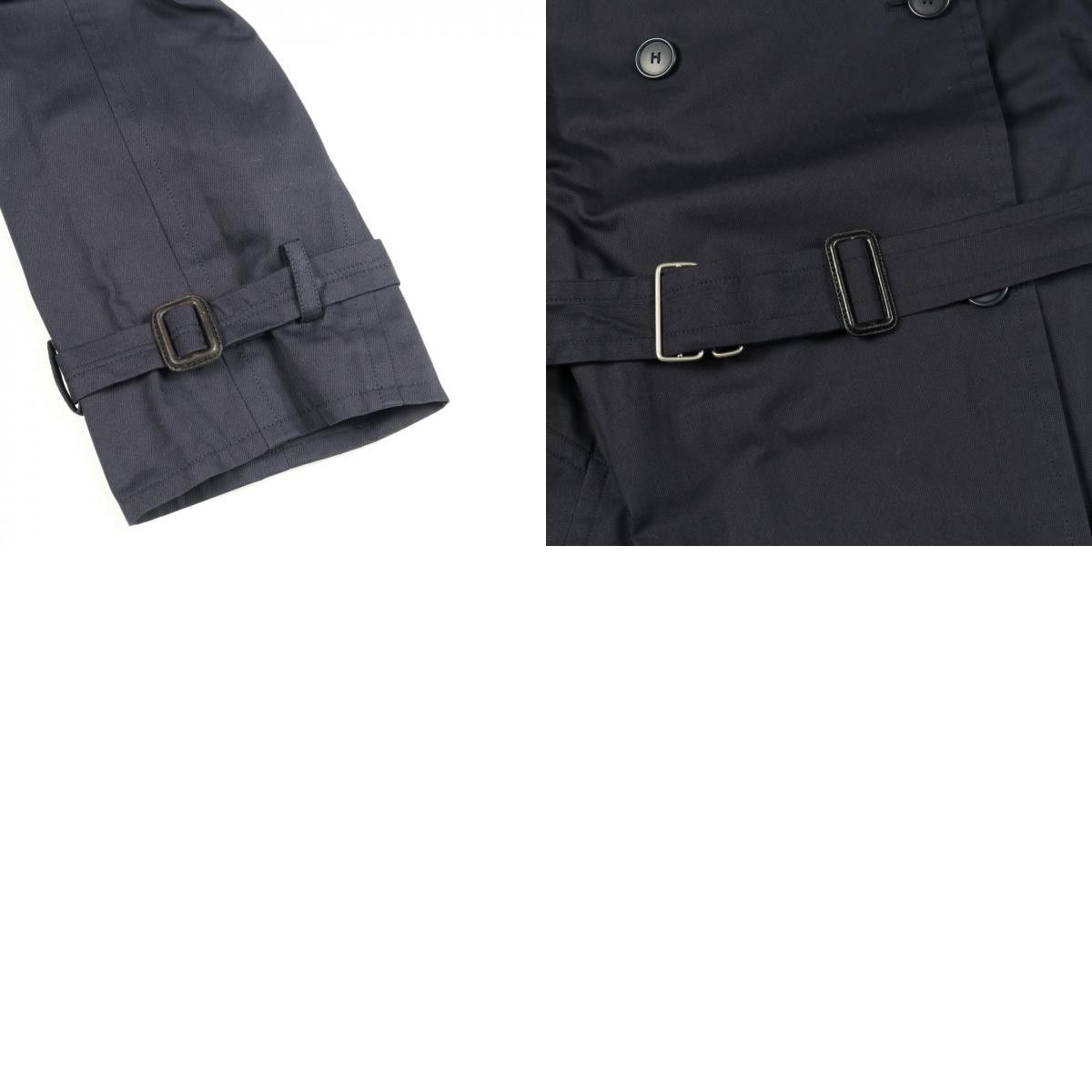 Hermes Hermes Hermes Cotton Trench Coat Textile Outerwear DUTY FREE for USA Size ONE SIZE - 10 Thumbnail