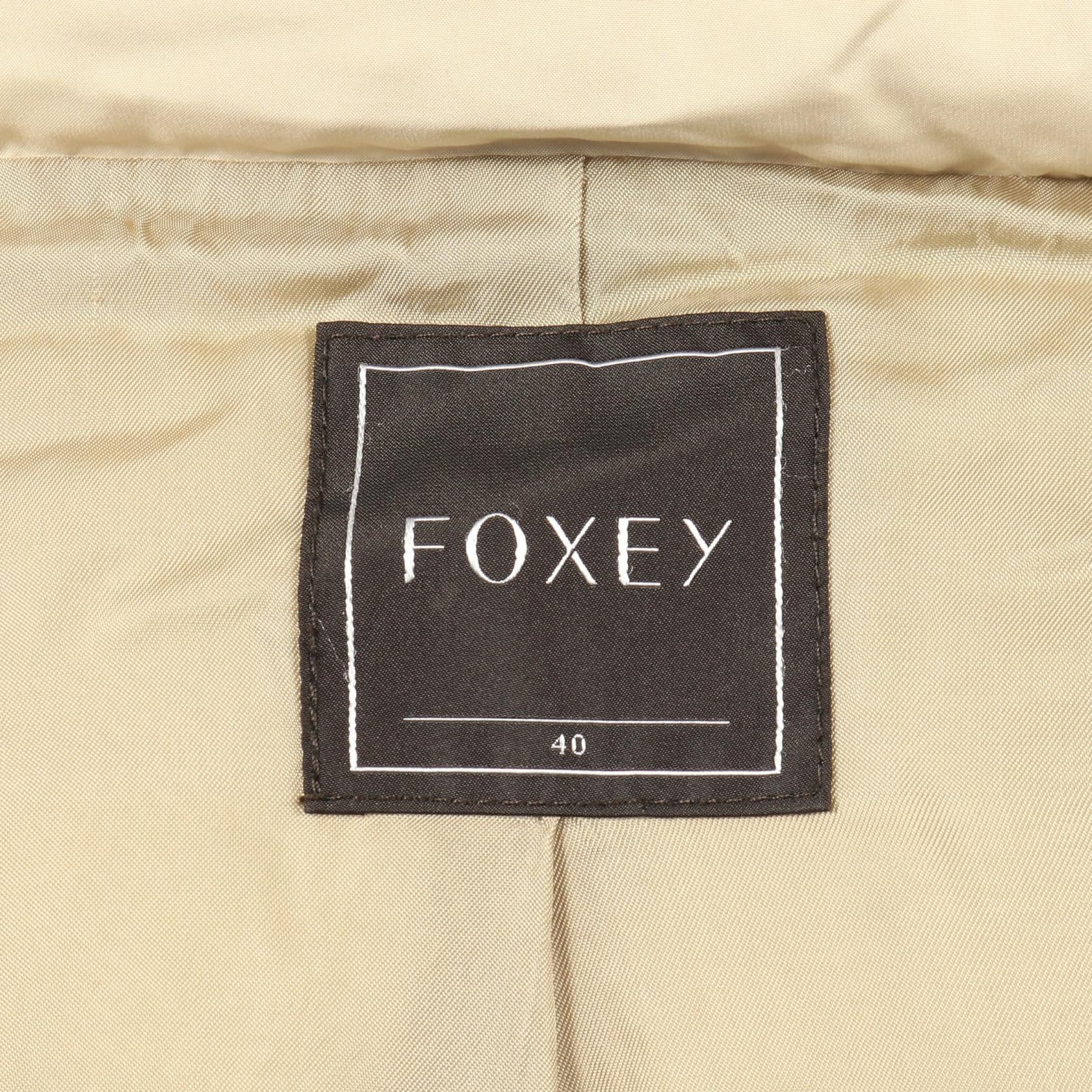 Other Other FOXEY Polyester Down Jacket Textile Outerwear DUTY FREE for USA Size ONE SIZE - 3 Thumbnail