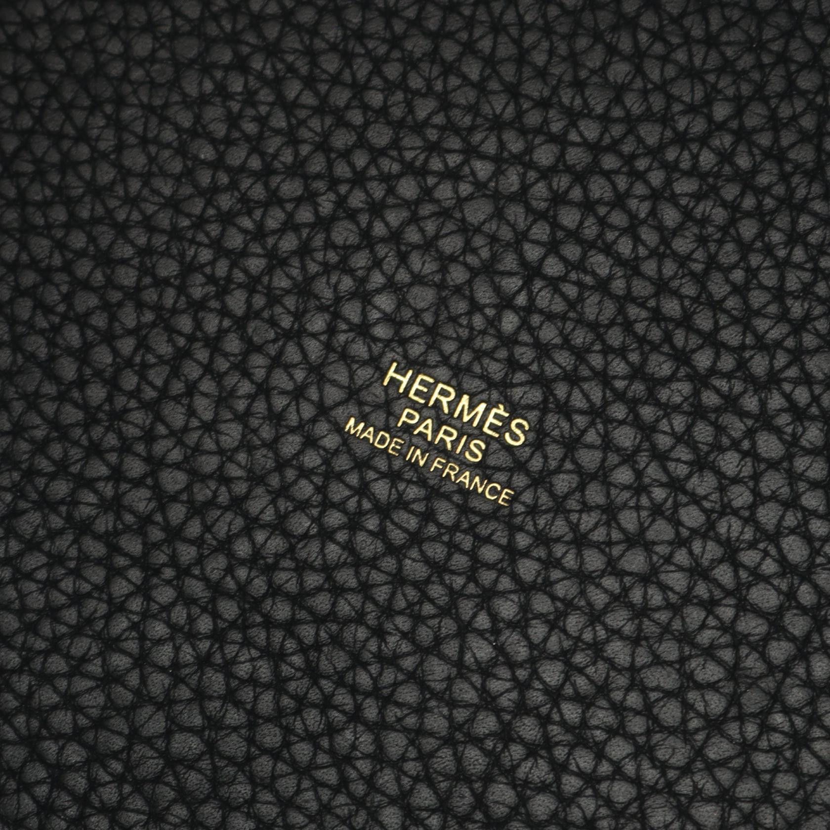 Hermes Hermes Hermes Picotin Lock MM Calfskin Handbag Leather Handbag Stamp U (2022) DUTY FREE for USA Size ONE SIZE - 4 Thumbnail