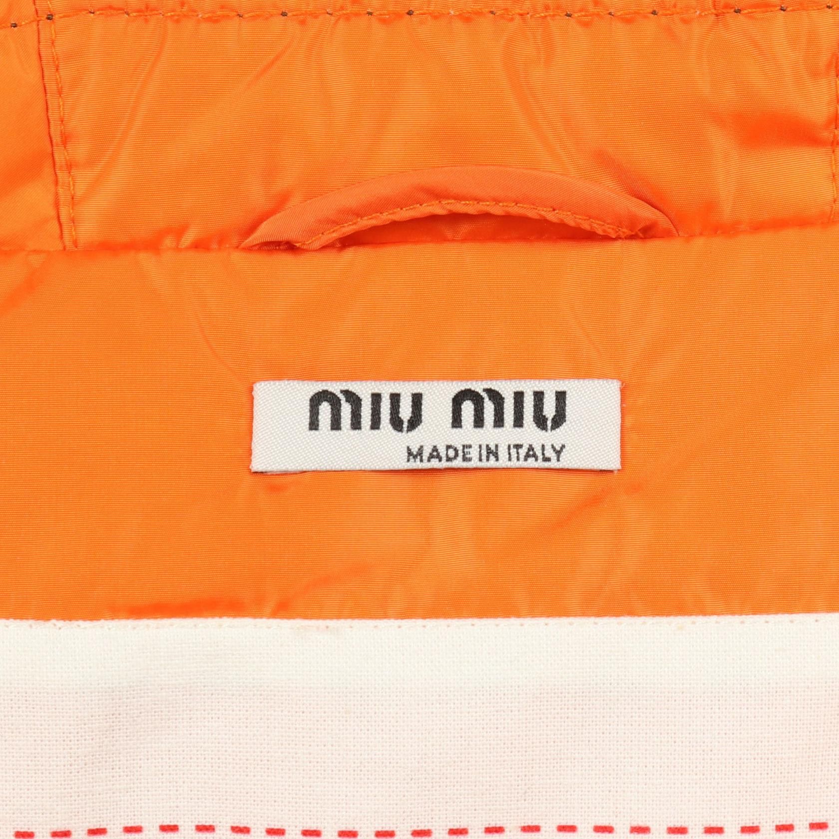 Miu Miu Miu Miu Miu Miu Nylon Down Jacket Textile Outerwear DUTY FREE for USA Size ONE SIZE - 3 Thumbnail