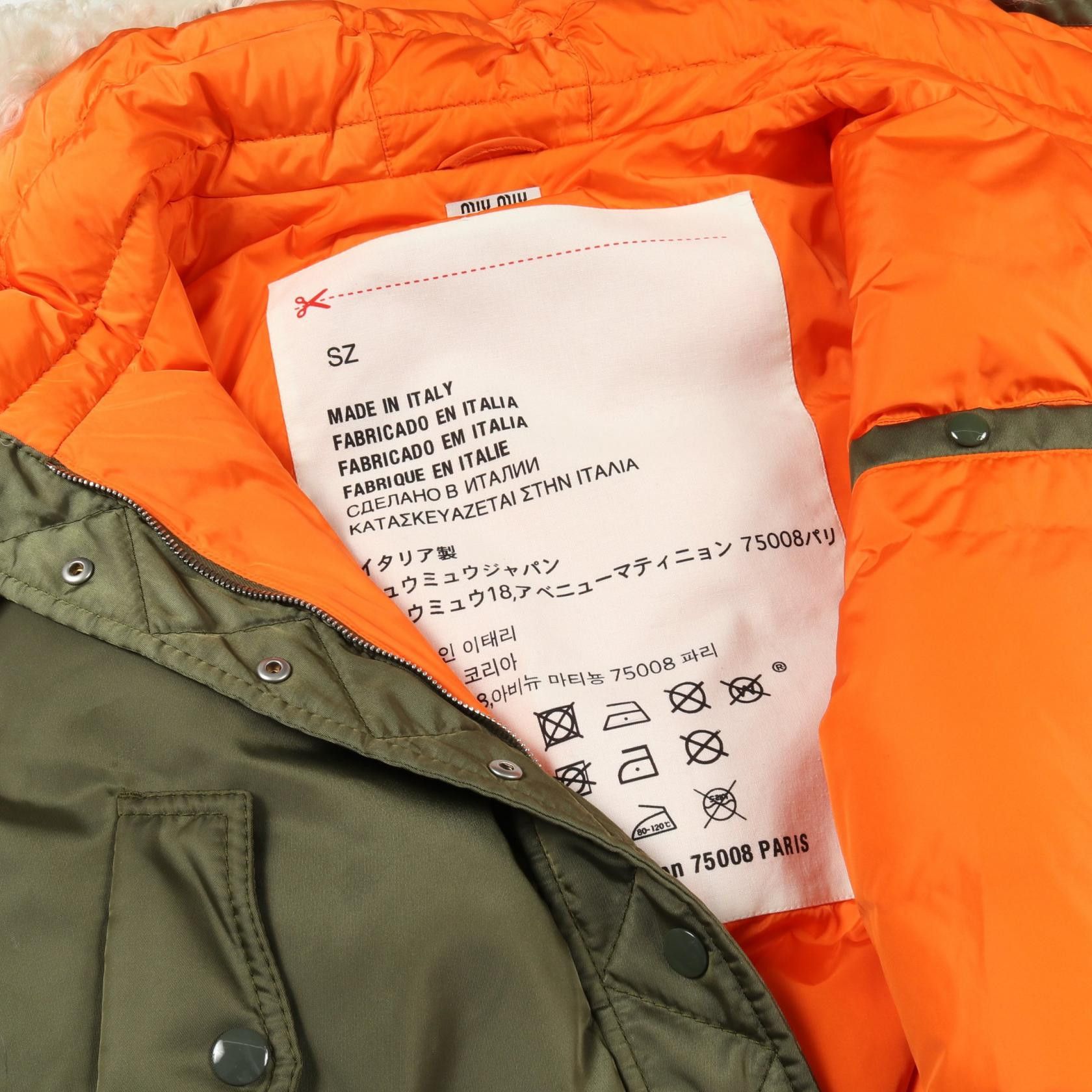 Miu Miu Miu Miu Miu Miu Nylon Down Jacket Textile Outerwear DUTY FREE for USA Size ONE SIZE - 9 Thumbnail