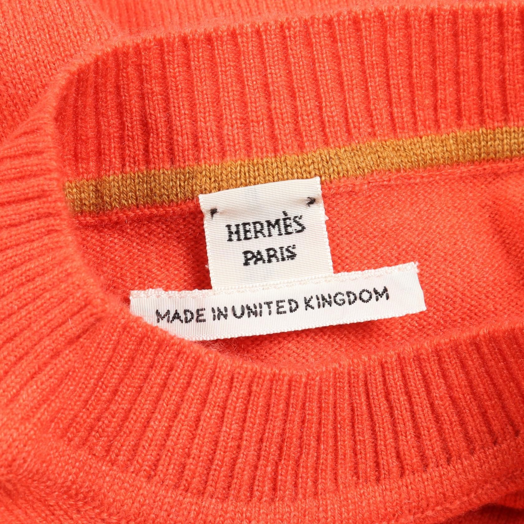 Hermes Hermes Hermes H Lift Cashmere Knit Top Textile Tops DUTY FREE for USA Size ONE SIZE - 3 Thumbnail