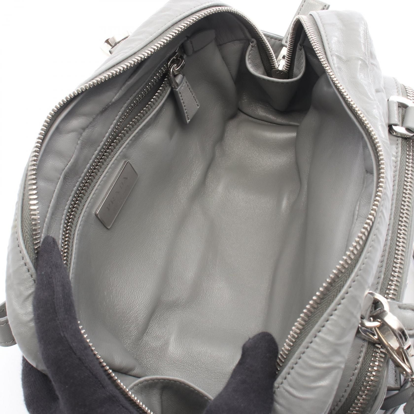 Prada Prada PRADA Leather Handbag Leather Handbag DUTY FREE for USA Size ONE SIZE - 3 Thumbnail