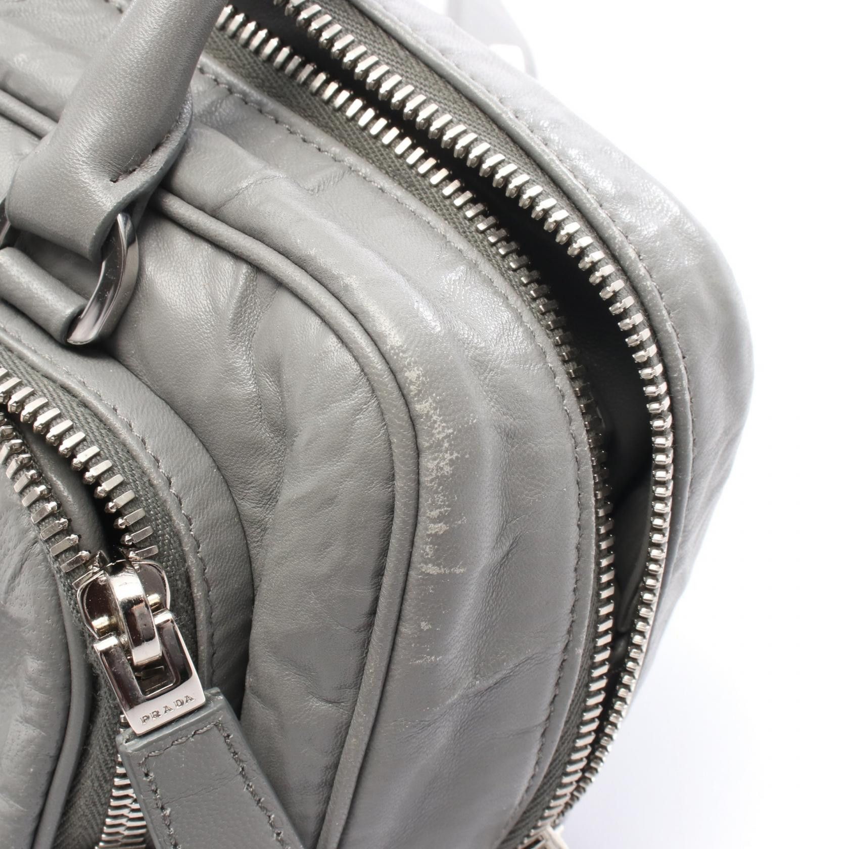 Prada Prada PRADA Leather Handbag Leather Handbag DUTY FREE for USA Size ONE SIZE - 6 Thumbnail