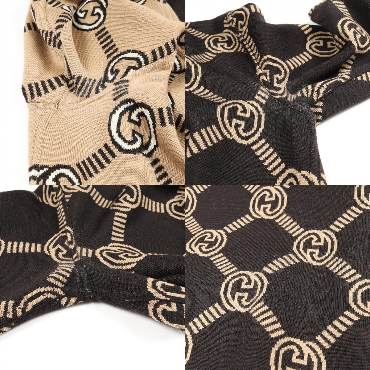 Gucci Gucci Gucci Interlocking G Wool Cardigan Textile Tops 678308 DUTY FREE for USA Size ONE SIZE - 10 Thumbnail