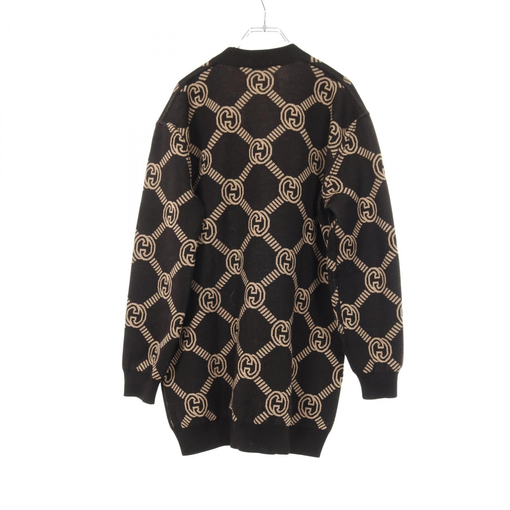 Gucci Gucci Gucci Interlocking G Wool Cardigan Textile Tops 678308 DUTY FREE for USA Size ONE SIZE - 2 Thumbnail