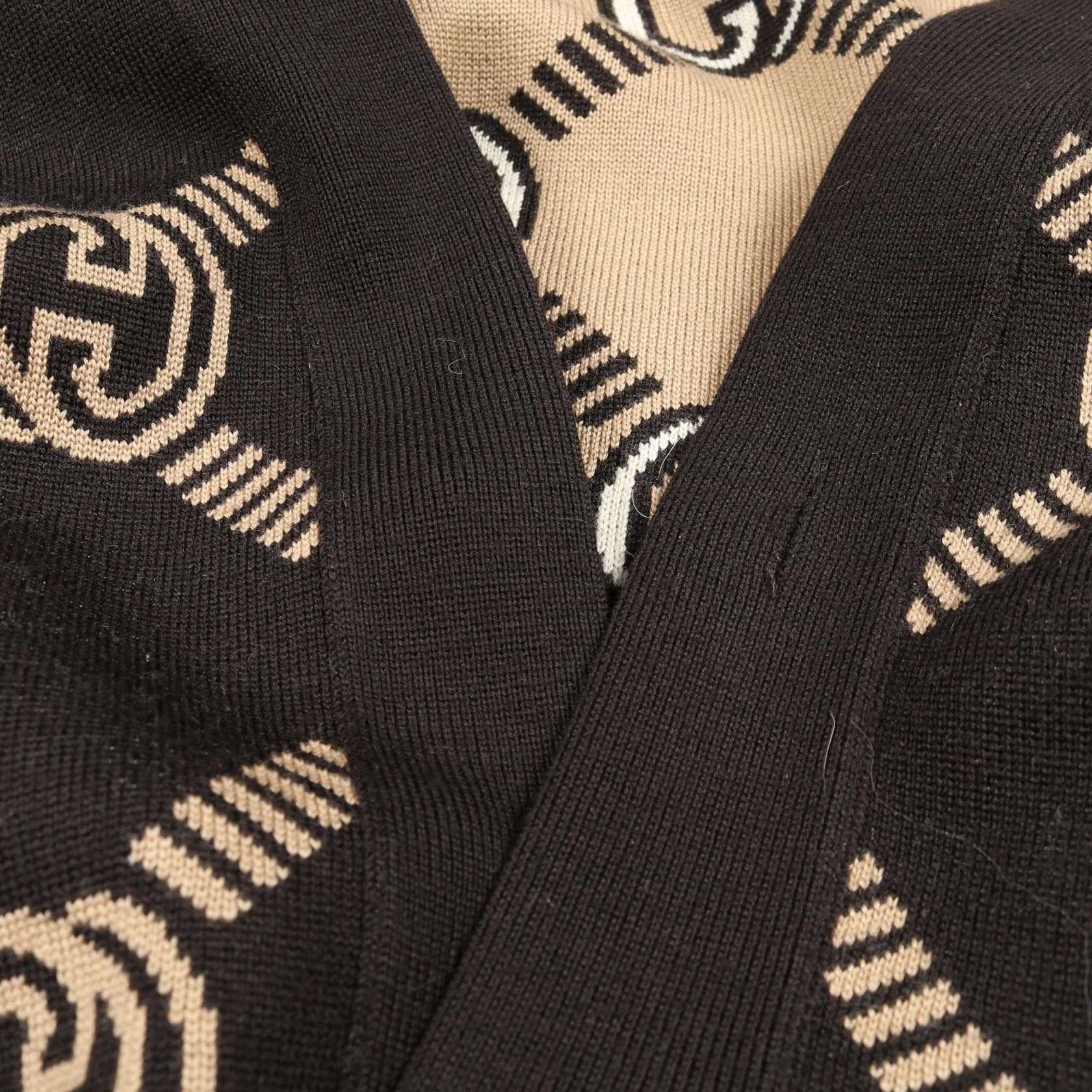 Gucci Gucci Gucci Interlocking G Wool Cardigan Textile Tops 678308 DUTY FREE for USA Size ONE SIZE - 8 Thumbnail