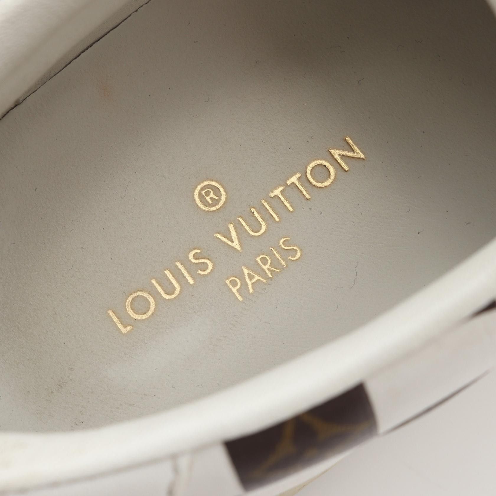 Louis Vuitton Louis Vuitton Louis Vuitton Frontrow Line Monogram Damier Leather Sneakers Leather Shoes 1A678V DUTY FREE for USA Size ONE SIZE - 5 Thumbnail