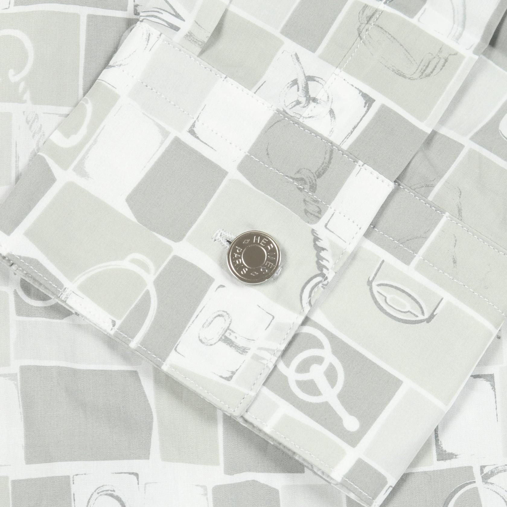 Hermes Hermes Hermes Mosaic Equestre Cotton Top Textile Tops DUTY FREE for USA Size ONE SIZE - 6 Thumbnail