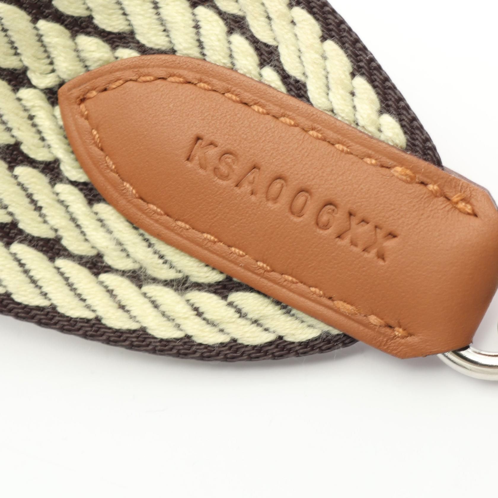 Hermes Hermes Hermes Bandouliere Sangle Cavale Calfskin Canvas Shoulder Strap Leather Other K DUTY FREE for USA Size ONE SIZE - 5 Thumbnail