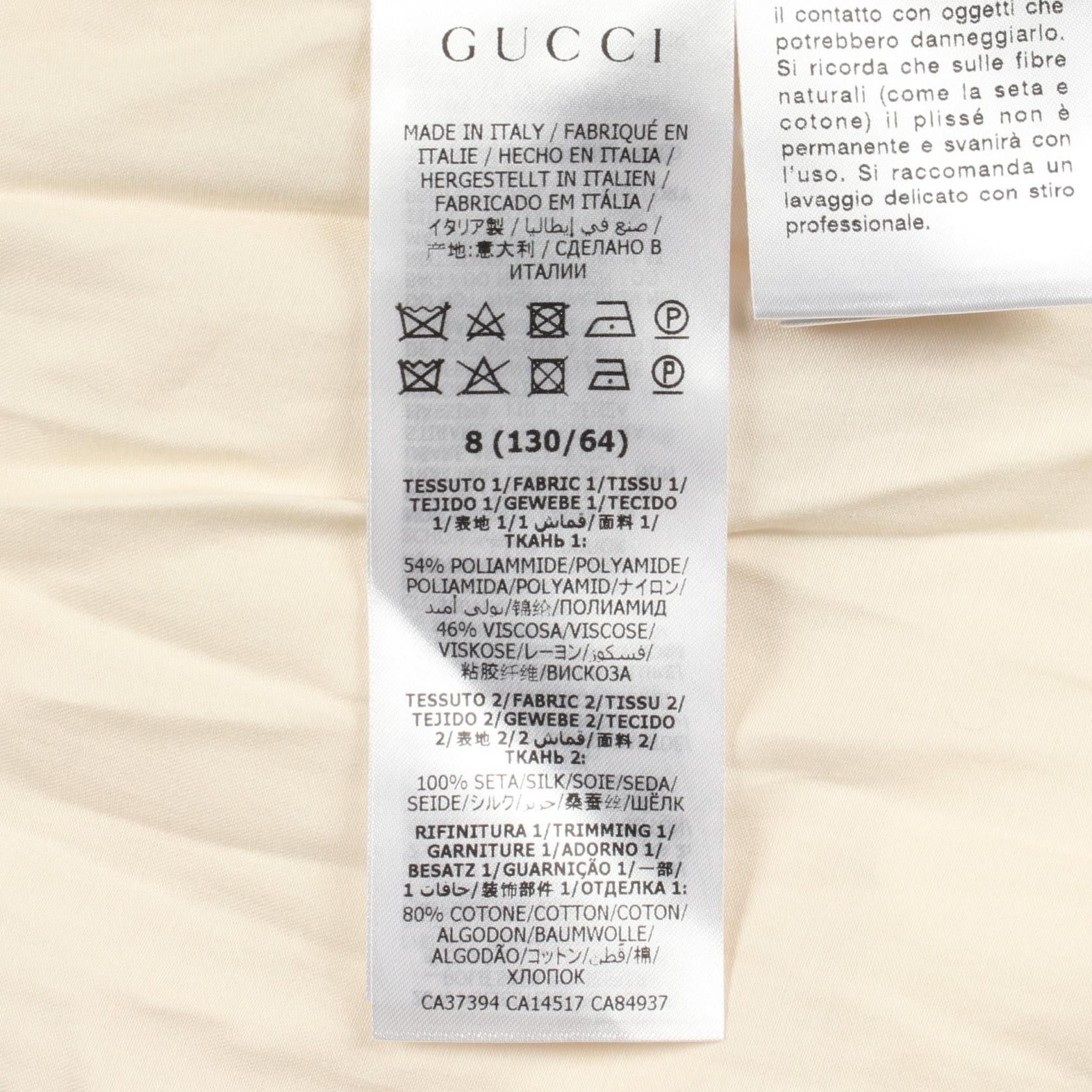 Gucci Gucci Gucci Lace Pleated Dress Textile Dresses DUTY FREE for USA Size ONE SIZE - 4 Thumbnail