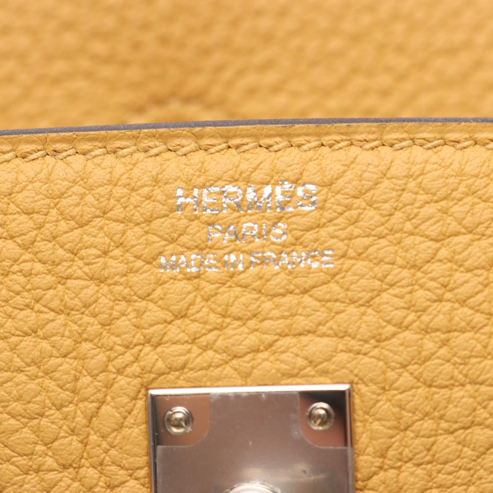 Hermes Hermes Hermes Birkin25 Togo Leather Handbag DUTY FREE for USA Size ONE SIZE - 4 Thumbnail