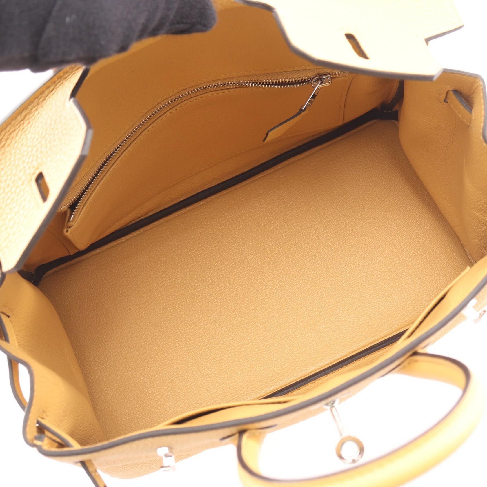 Hermes Hermes Hermes Birkin25 Togo Leather Handbag DUTY FREE for USA Size ONE SIZE - 3 Thumbnail