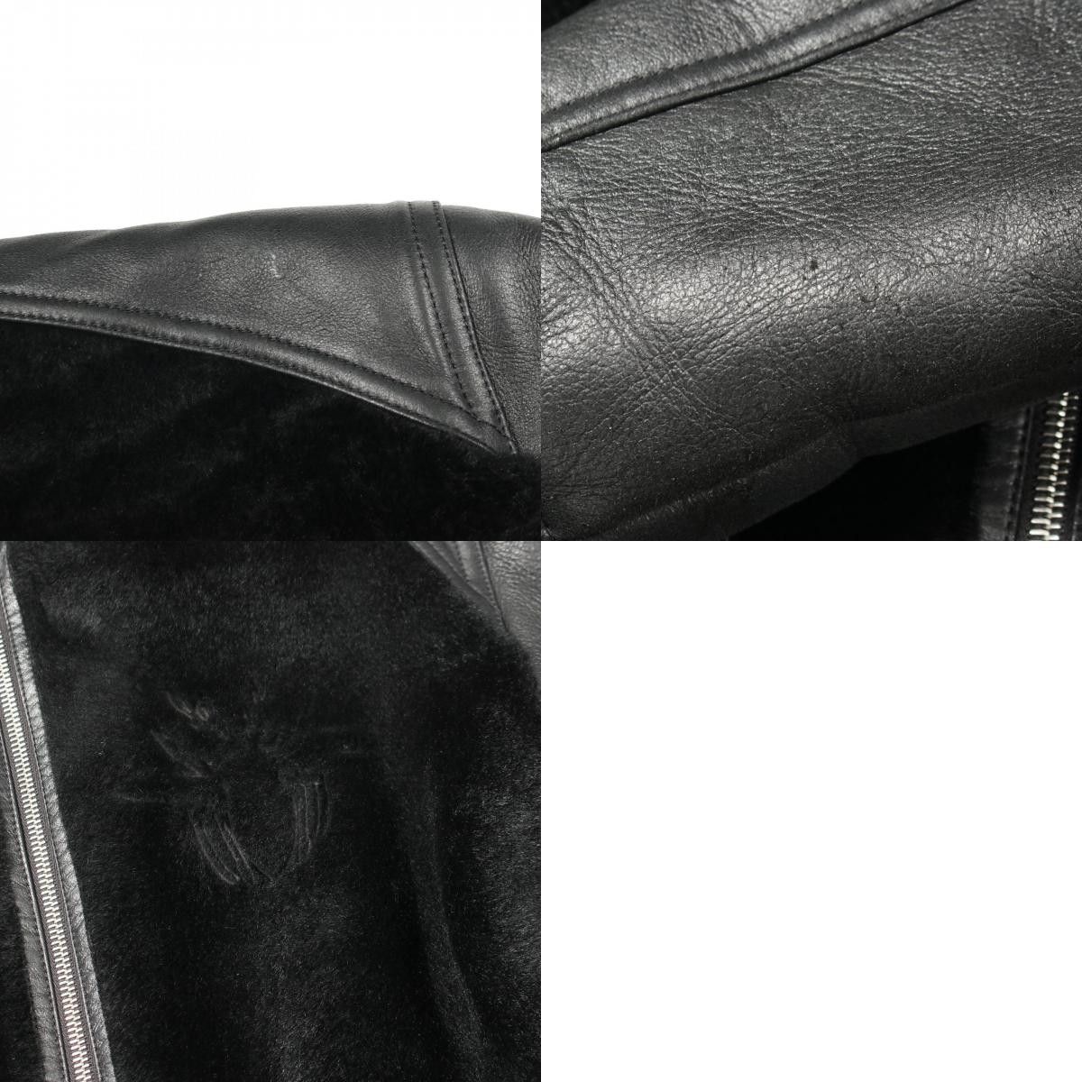 Dior Dior Dior Homme Lambskin Blouson Leather Outerwear 833L433Z0328 DUTY FREE for USA Size ONE SIZE - 10 Thumbnail