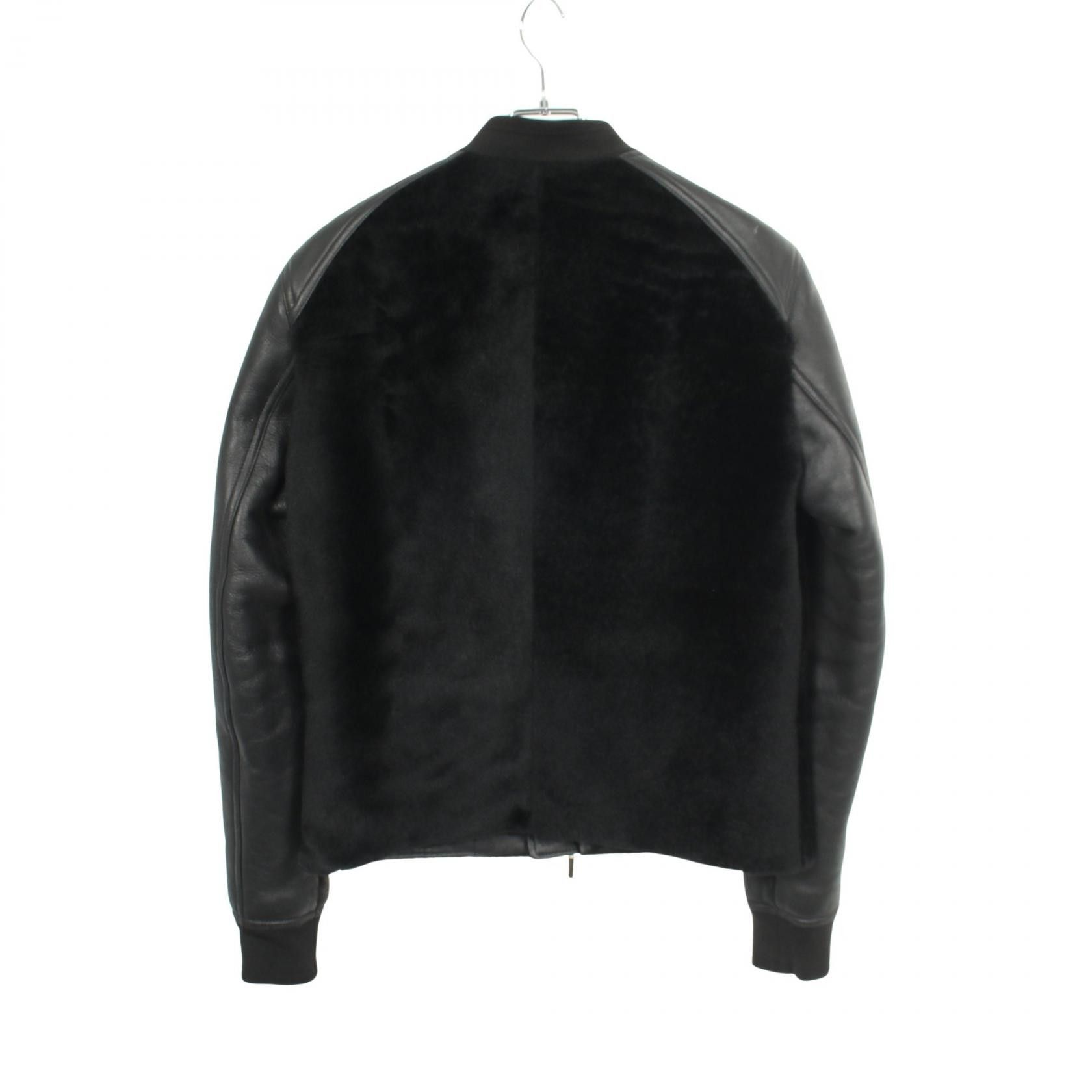 Dior Dior Dior Homme Lambskin Blouson Leather Outerwear 833L433Z0328 DUTY FREE for USA Size ONE SIZE - 2 Thumbnail