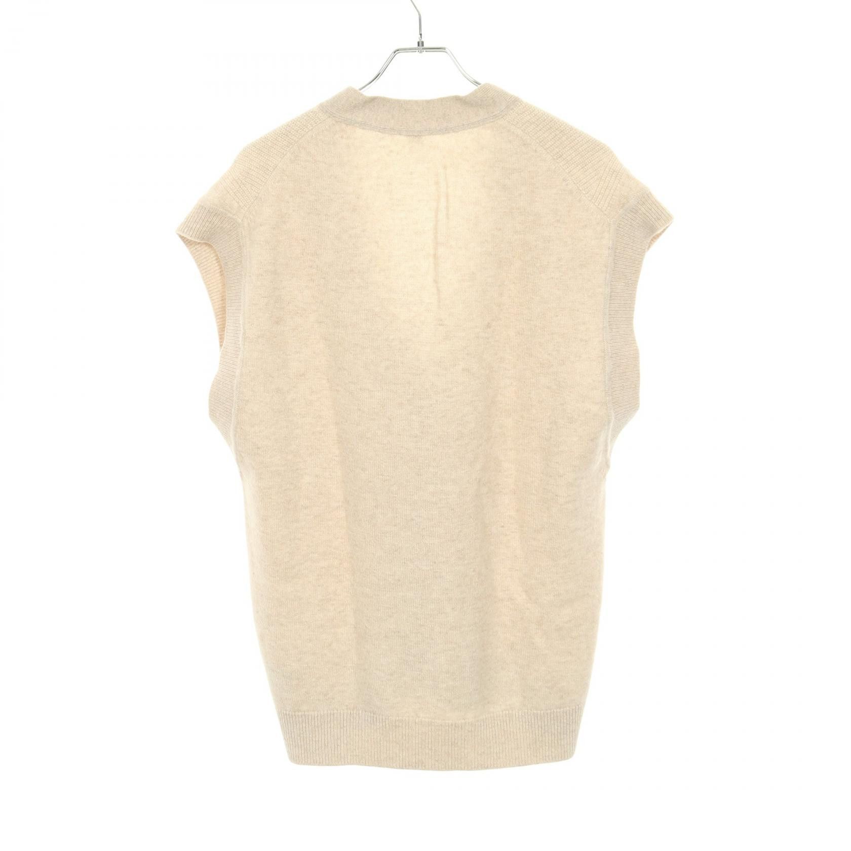 Hermes Hermes Hermes Serie Bouton Cashmere Vest Textile Tops DUTY FREE for USA Size ONE SIZE - 2 Thumbnail