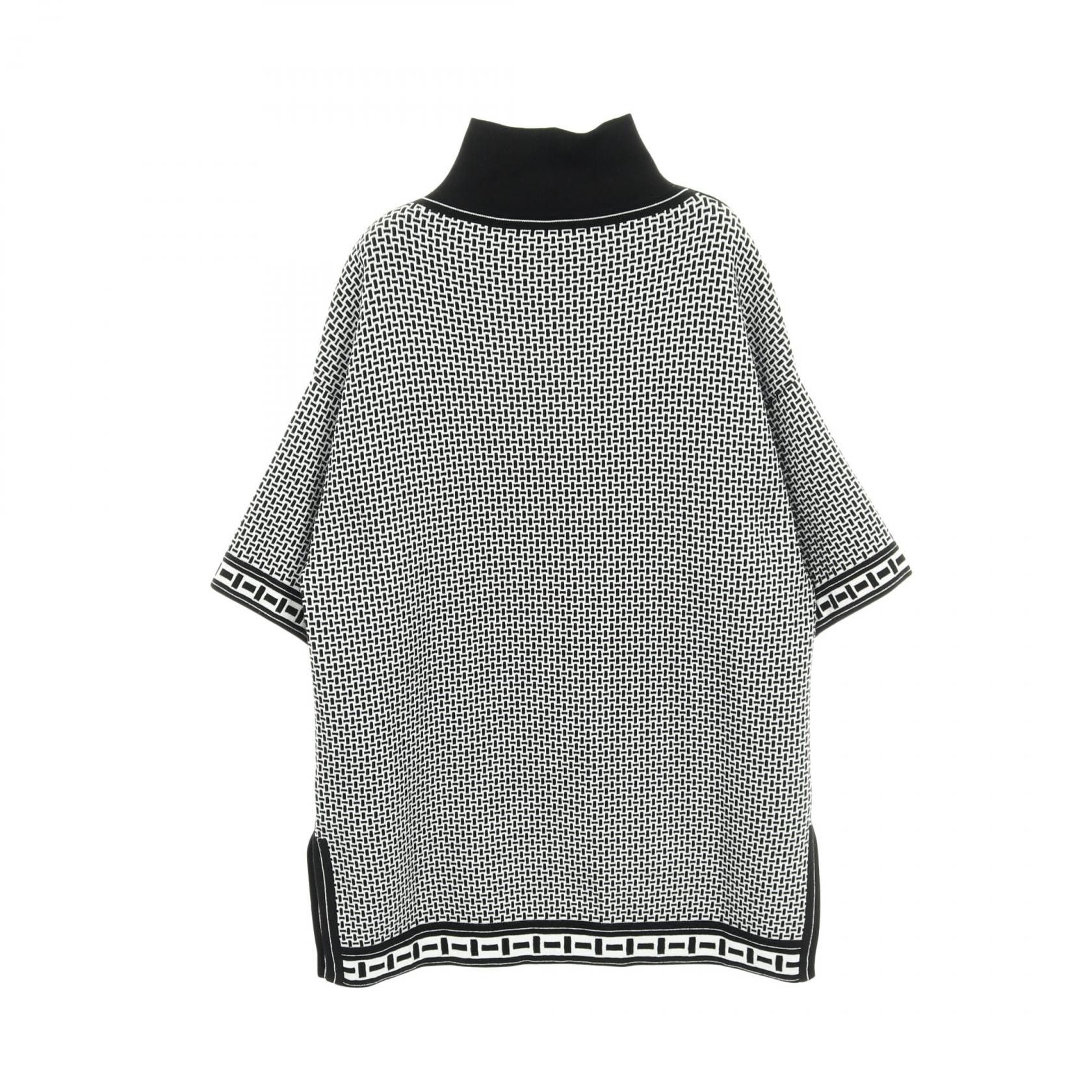 Hermes Hermes Hermes Wool Knit Top Textile Tops DUTY FREE for USA Size ONE SIZE - 2 Thumbnail
