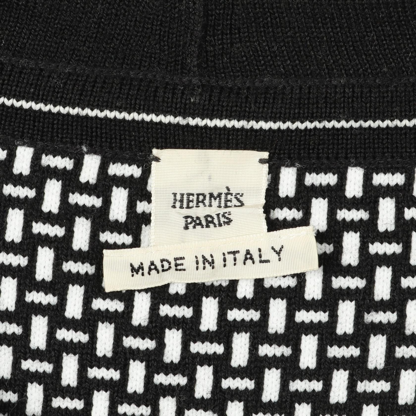 Hermes Hermes Hermes Wool Knit Top Textile Tops DUTY FREE for USA Size ONE SIZE - 3 Thumbnail