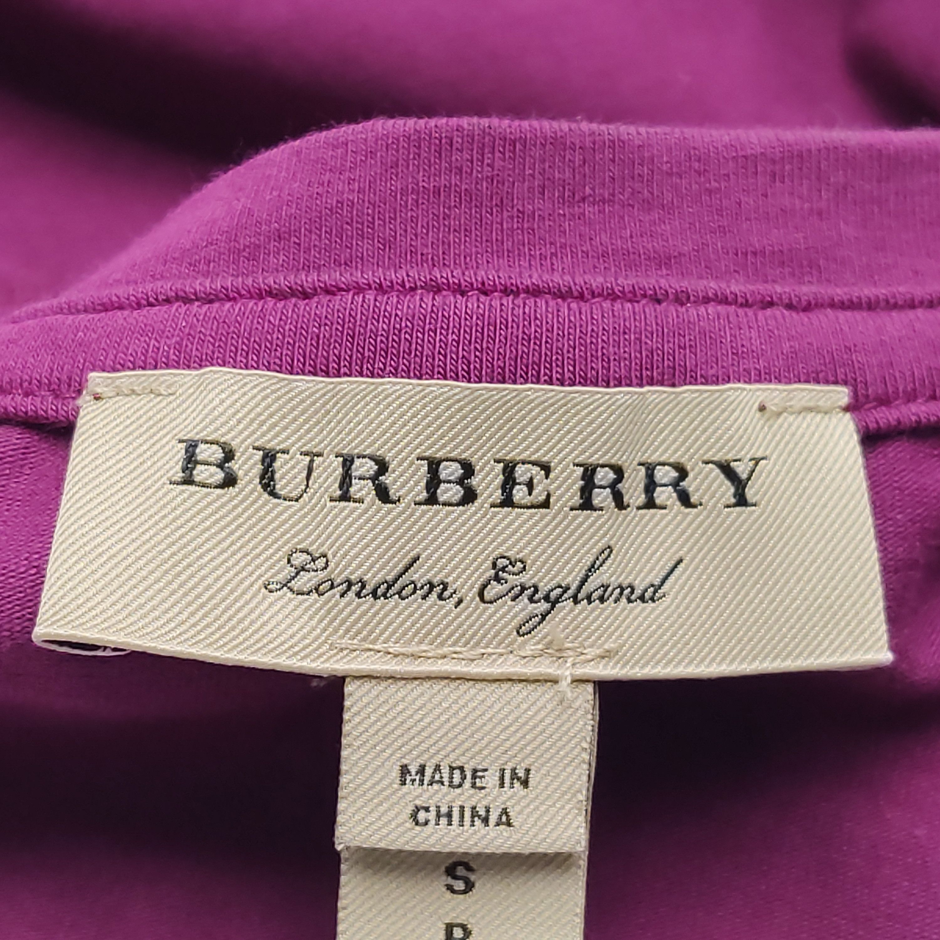 Burberry Burberry Women s Short Sleeve Shirts Size S / US 4 / IT 40 - 4 Thumbnail