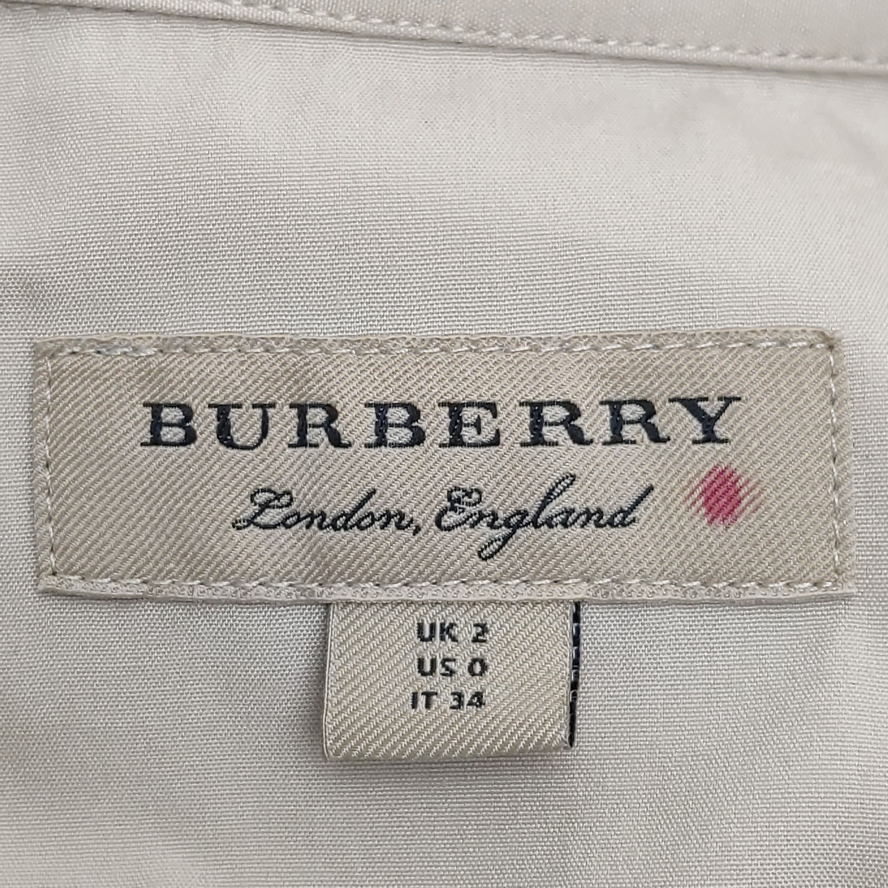 Burberry Burberry Women 0 Button Ups Size XS / US 0-2 / IT 36-38 - 3 Thumbnail