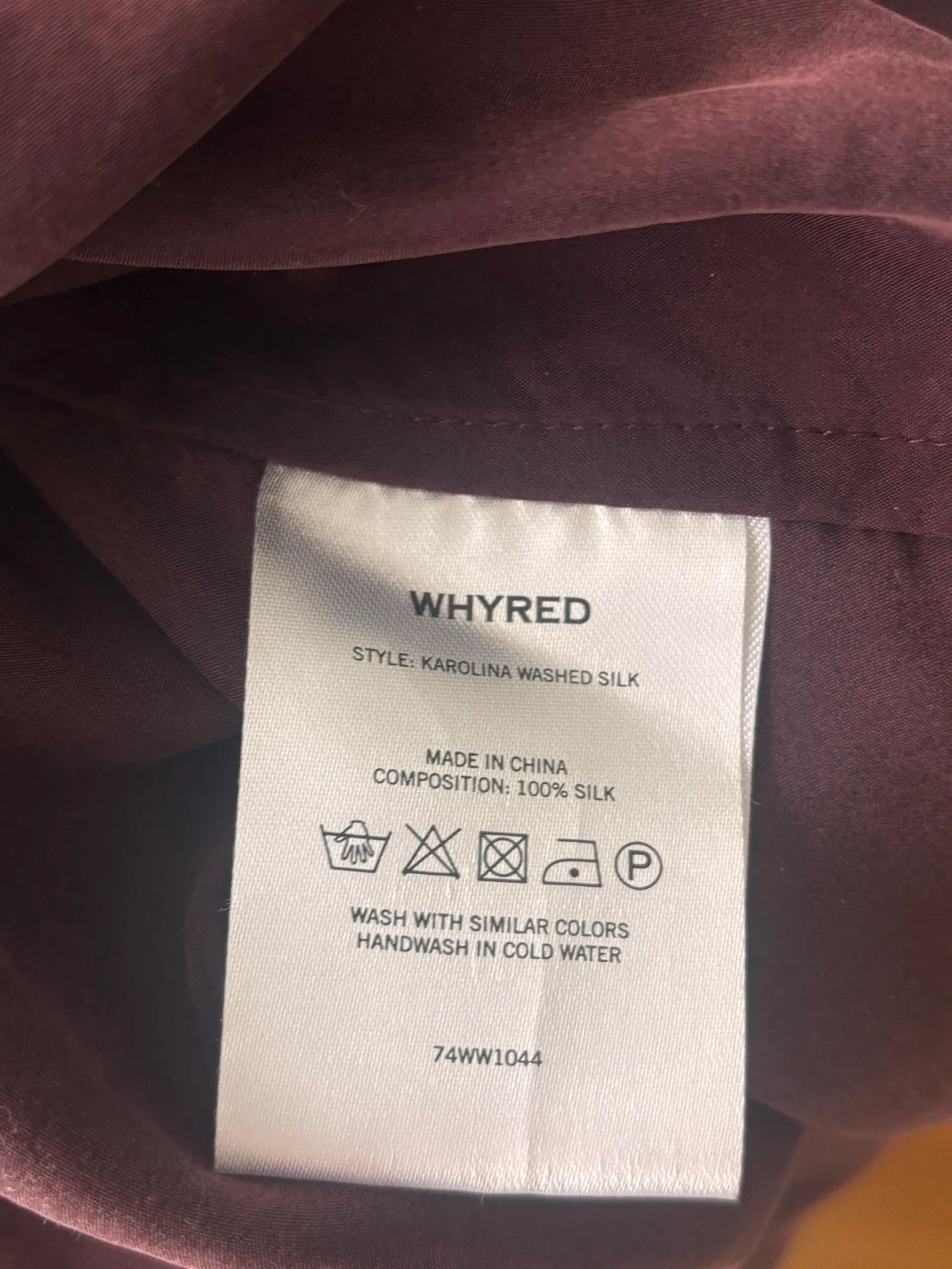 Whyred Whyred Karolina washed silk Blouse Size XS / US 0-2 / IT 36-38 - 4 Thumbnail