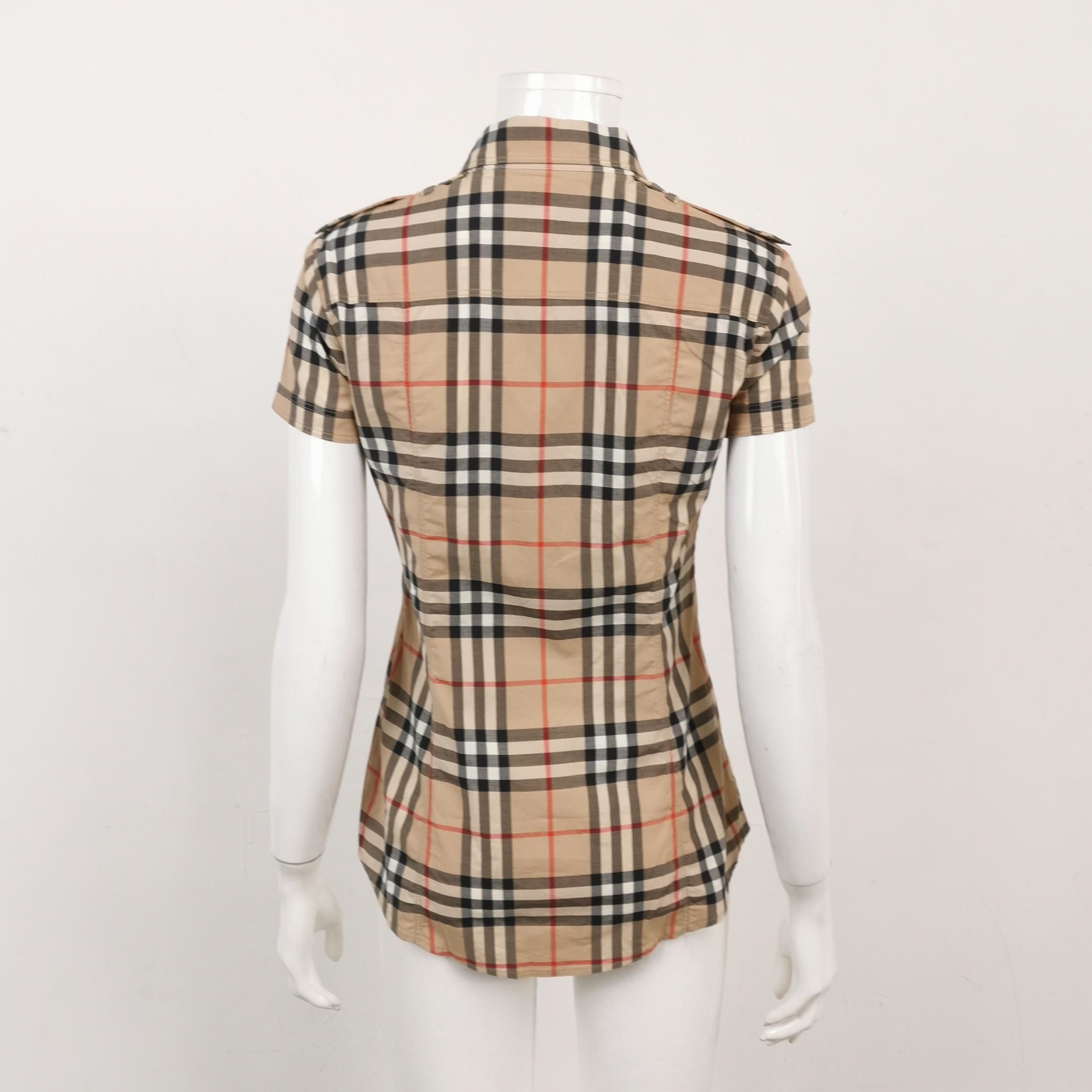 Burberry Burberry Women m Button Ups Size M / US 6-8 / IT 42-44 - 2 Thumbnail