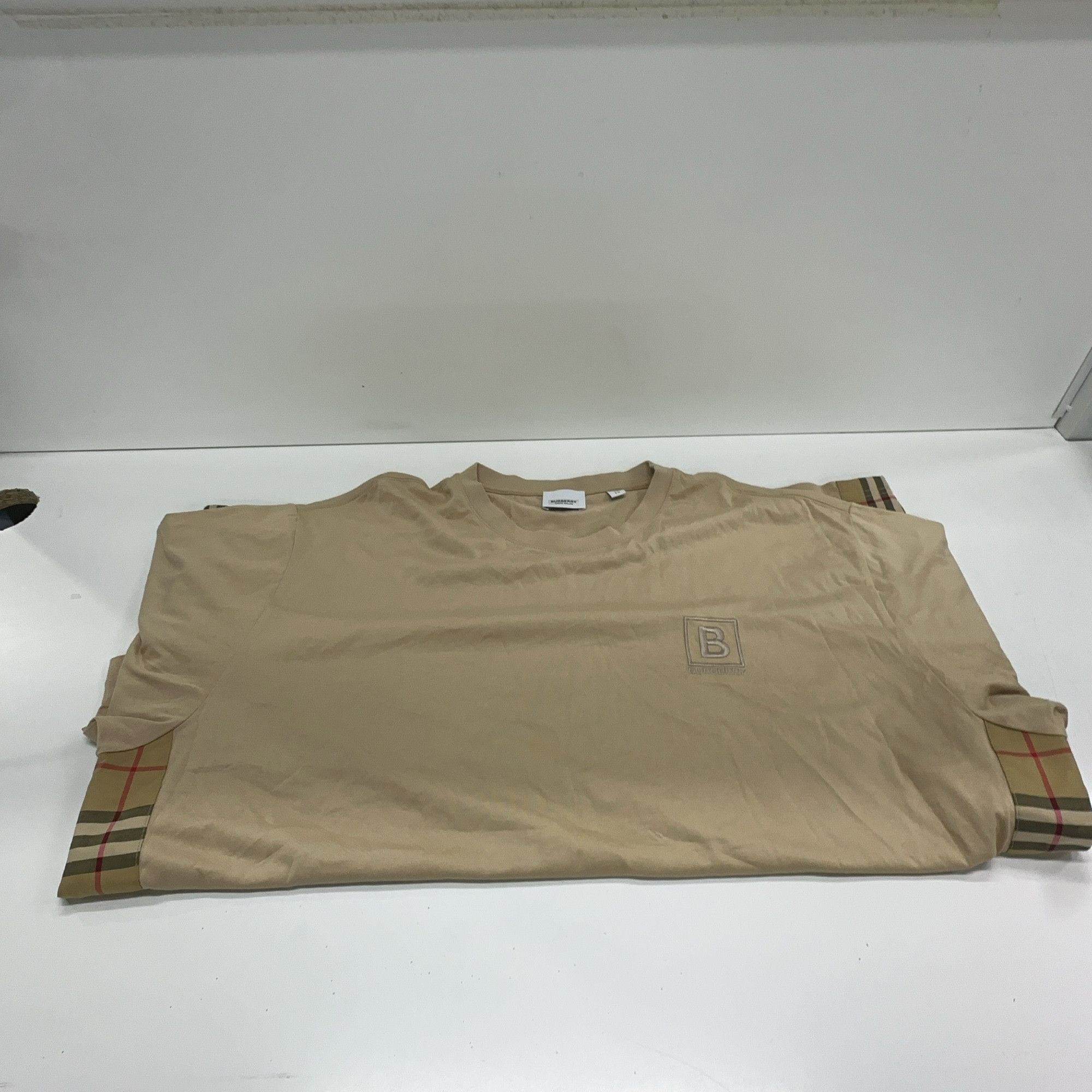 Burberry Burberry Check Panel T-Shirt XL Size XL / US 12-14 / IT 48-50 - 6 Thumbnail