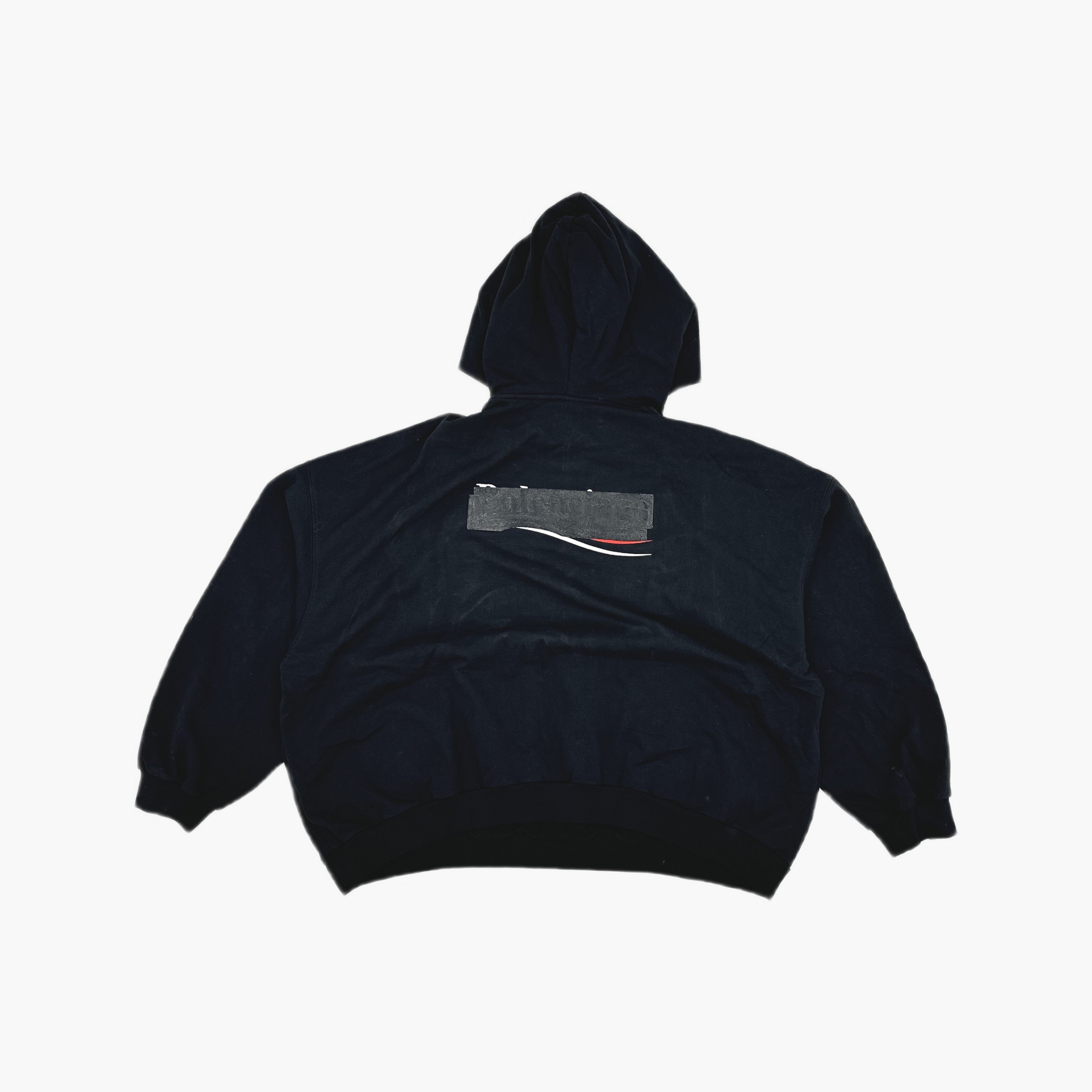Balenciaga Balenciaga Tape Logo Hoodie Size 2 Size US M / EU 48-50 / 2 - 2 Thumbnail