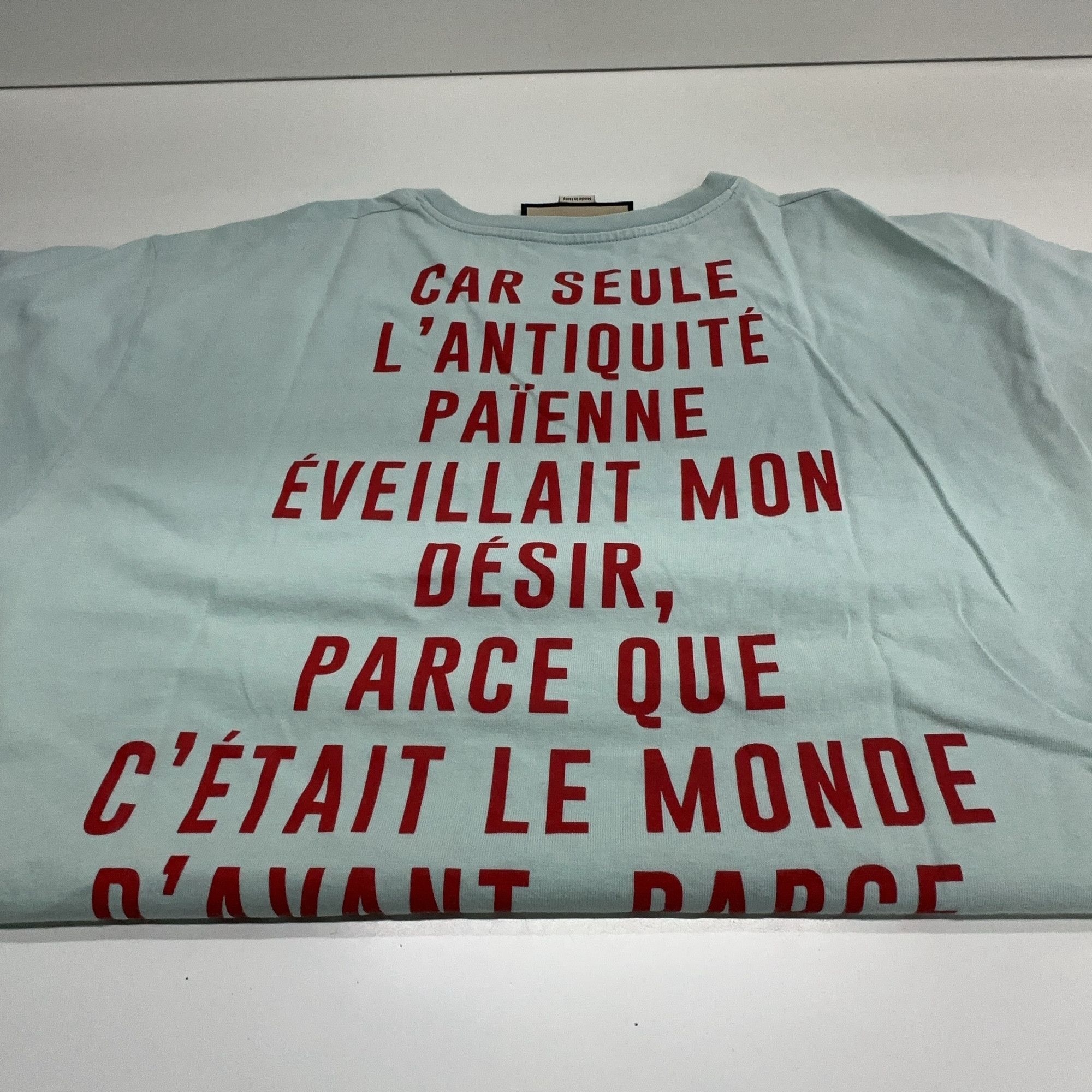 Gucci Gucci Marilyn Monroe Quote Print T-Shirt L Size US L / EU 52-54 / 3 - 10 Thumbnail