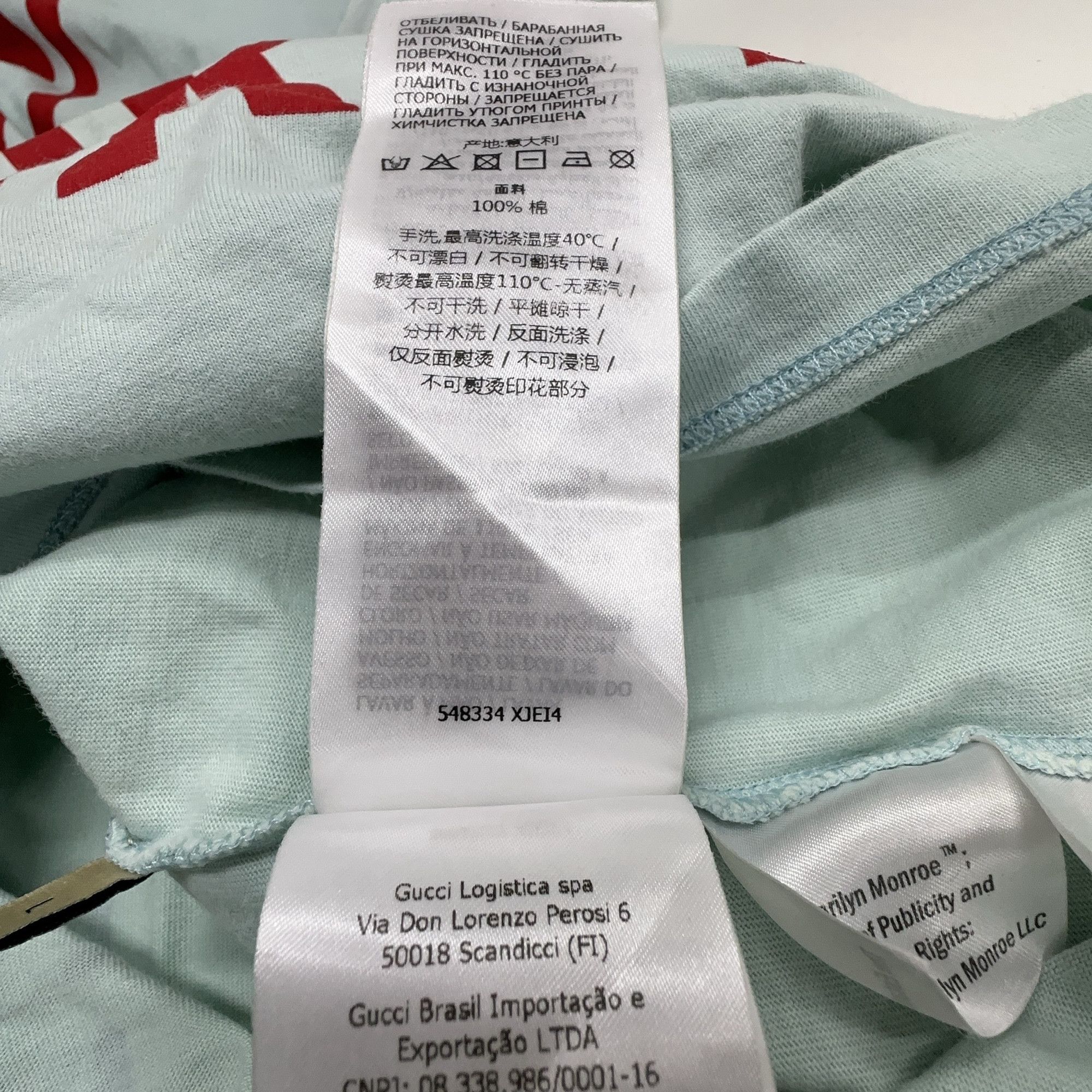 Gucci Gucci Marilyn Monroe Quote Print T-Shirt L Size US L / EU 52-54 / 3 - 5 Thumbnail