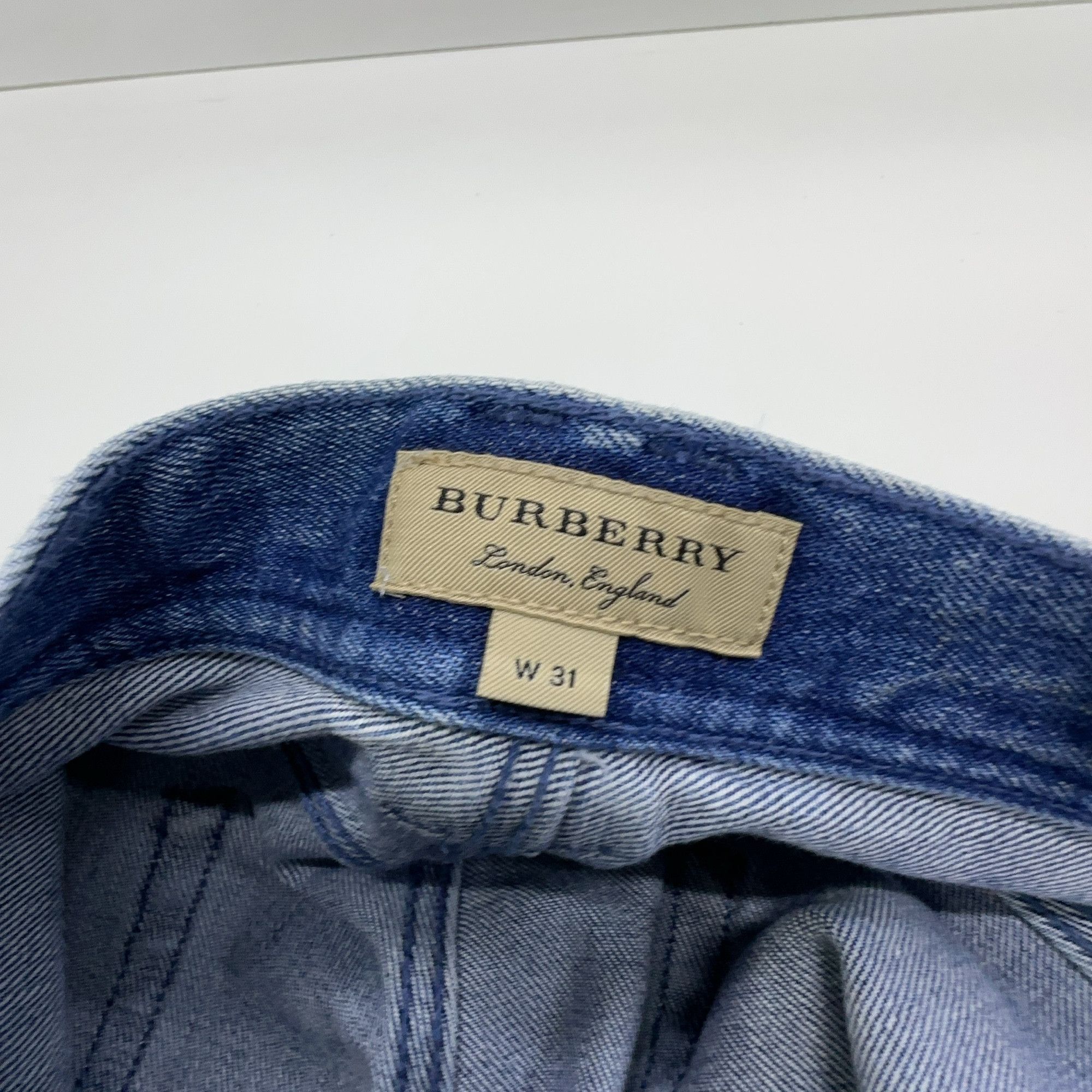 Burberry Burberry Pale Blue Slim Cropped Jeans 31 Size 31" - 5 Thumbnail