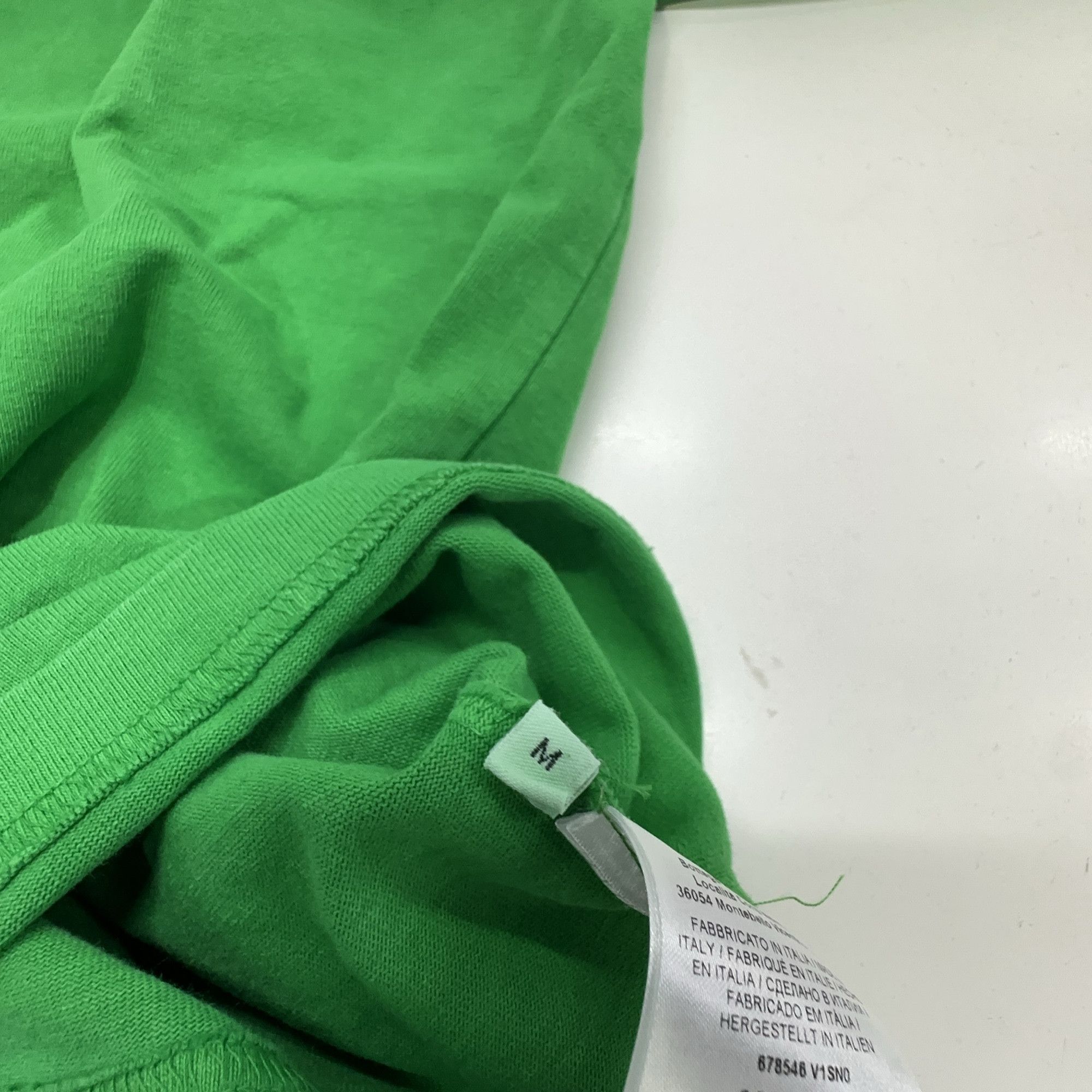 Bottega Veneta Bottega Veneta Green Cotton T-Shirt Size M Size US M / EU 48-50 / 2 - 5 Thumbnail
