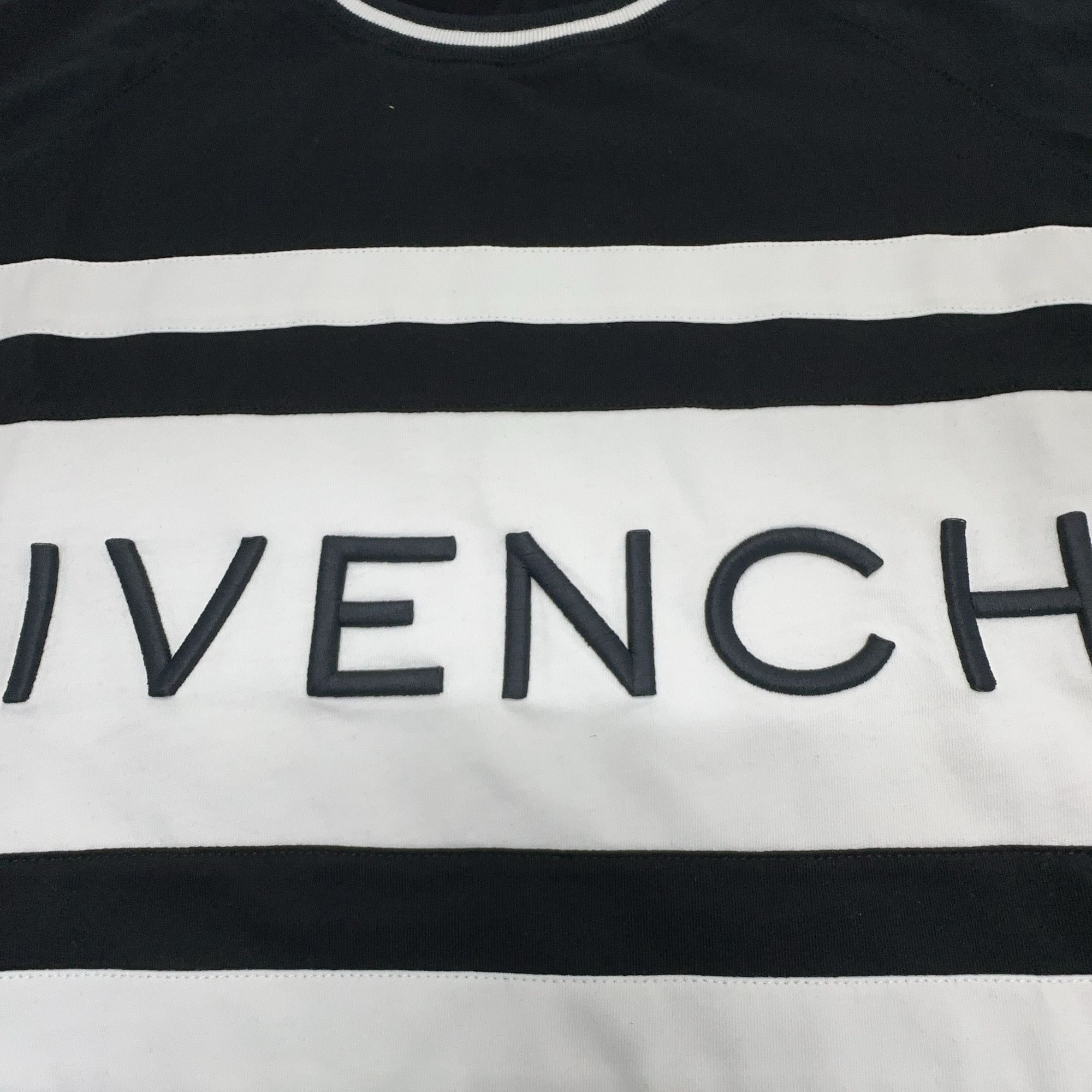 Givenchy Givenchy Striped Logo T-Shirt Size M Size US M / EU 48-50 / 2 - 8 Thumbnail