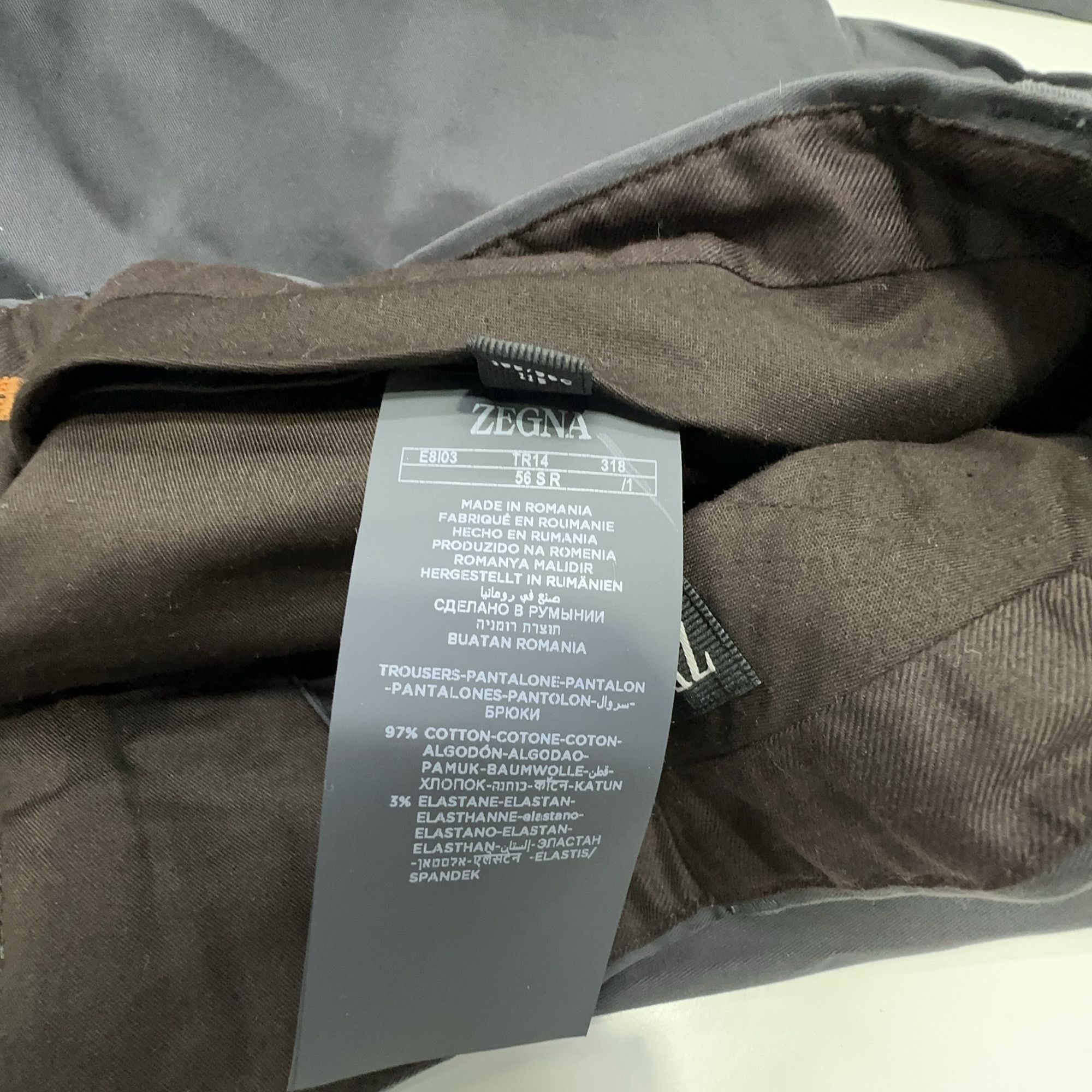 Z Zegna Zegna Straight Leg Cotton Casual Pants 40 Size US 40 / EU 56 - 4 Thumbnail