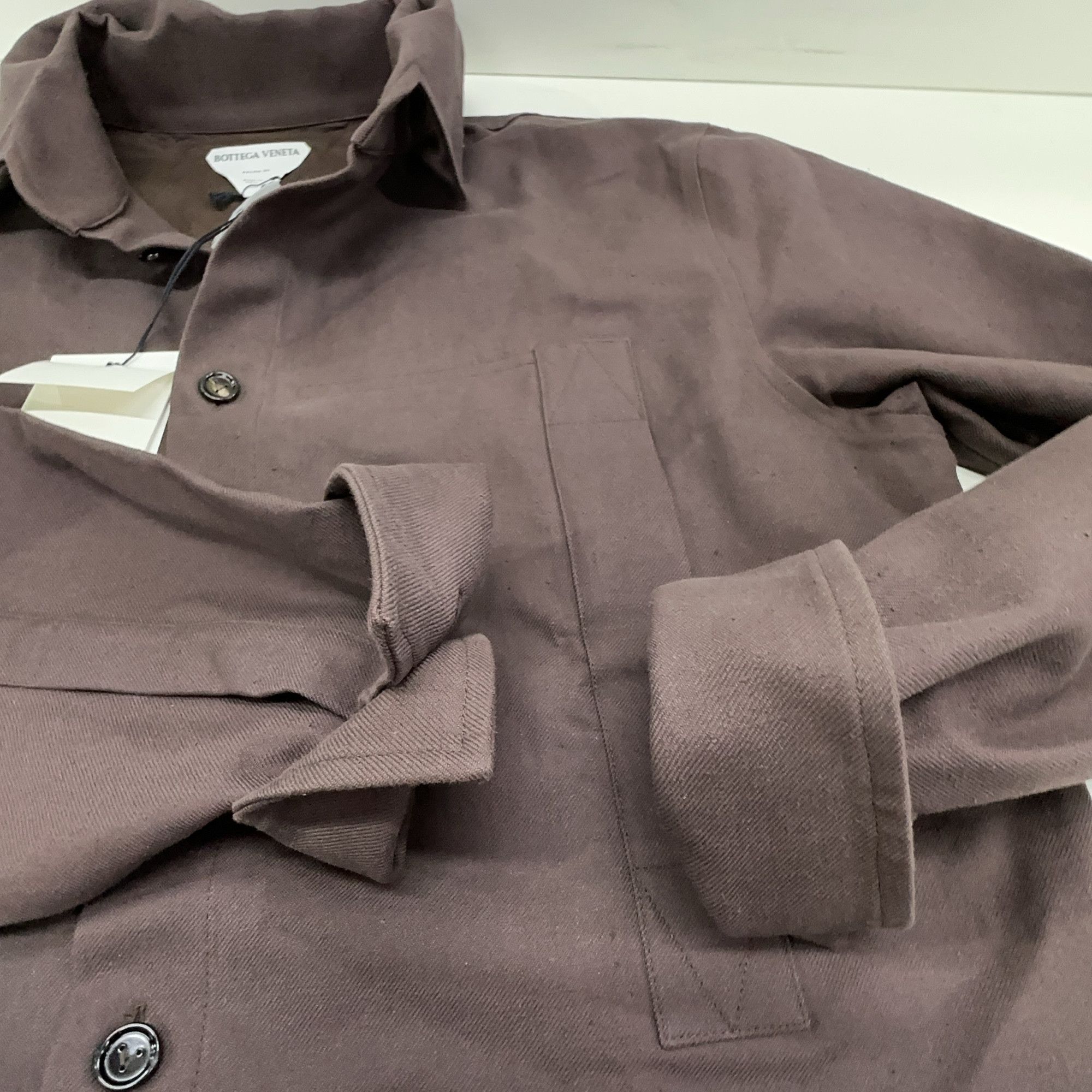 Bottega Veneta Bottega Veneta Cotton Twill Pocket Shirt 48 Size US M / EU 48-50 / 2 - 7 Thumbnail