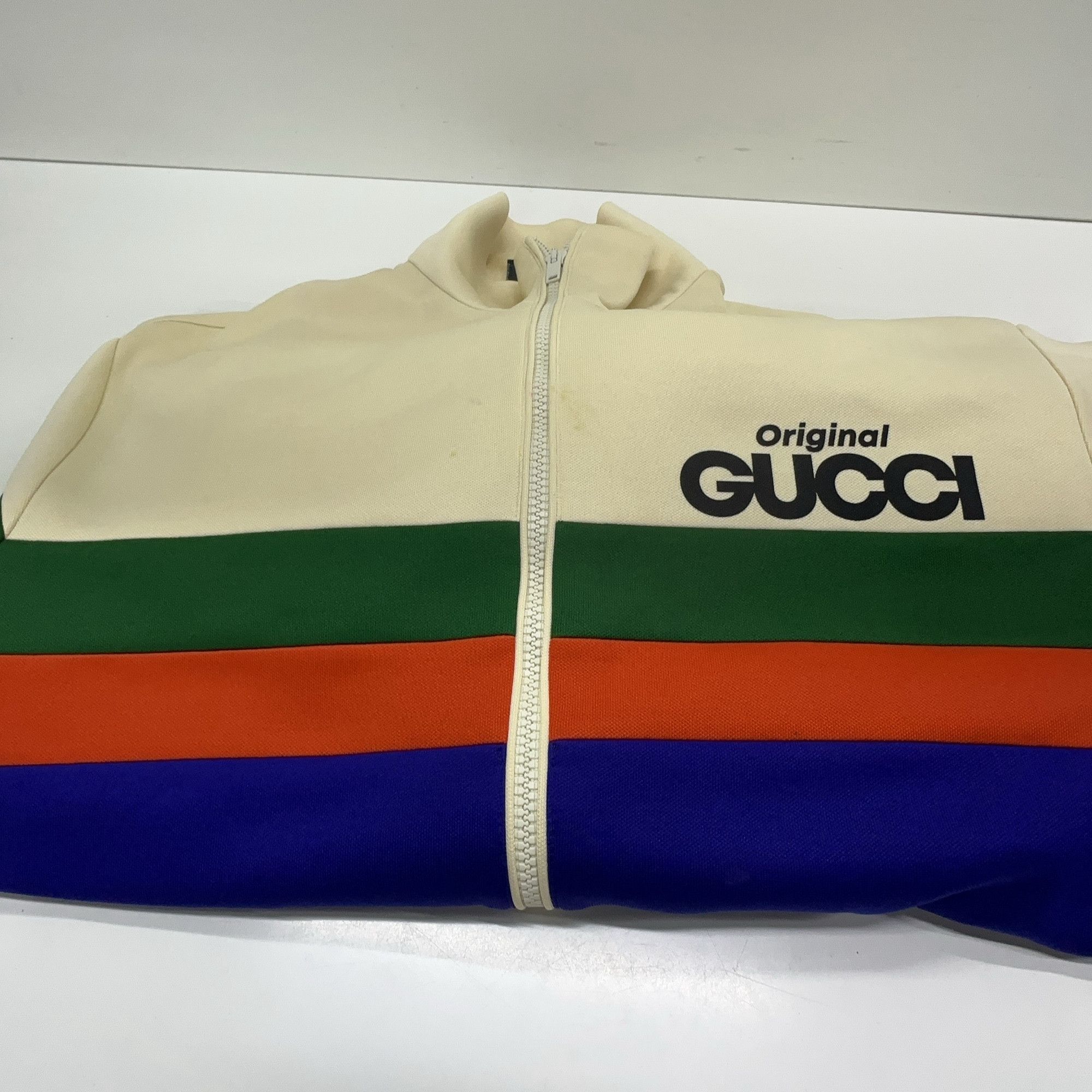 Gucci Gucci SS22 Logo Print Track Jacket Size M Size US M / EU 48-50 / 2 - 6 Thumbnail